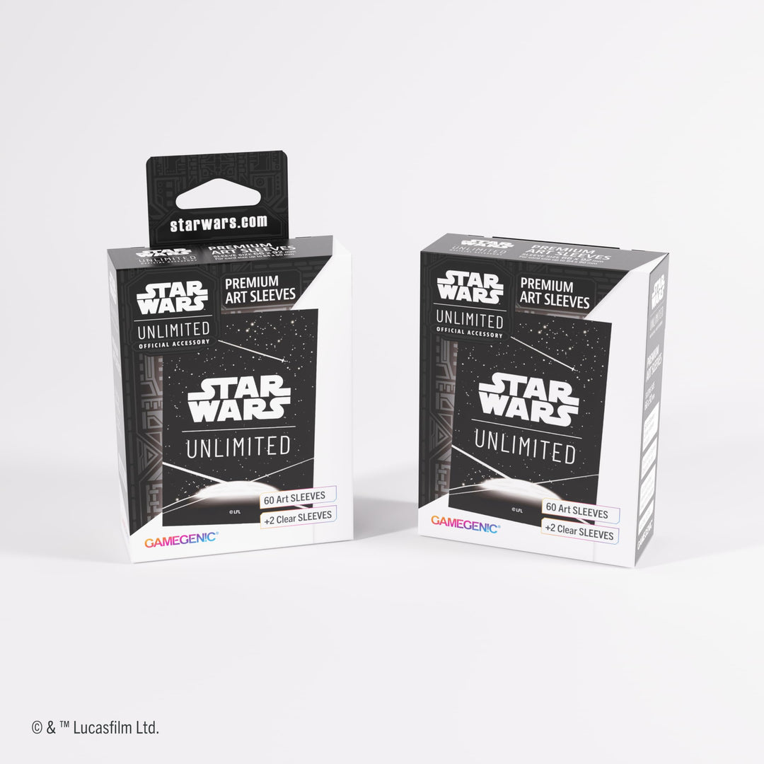 Gamegenic Star Wars: Unlimited Premium Art Sleeves - Card Back White