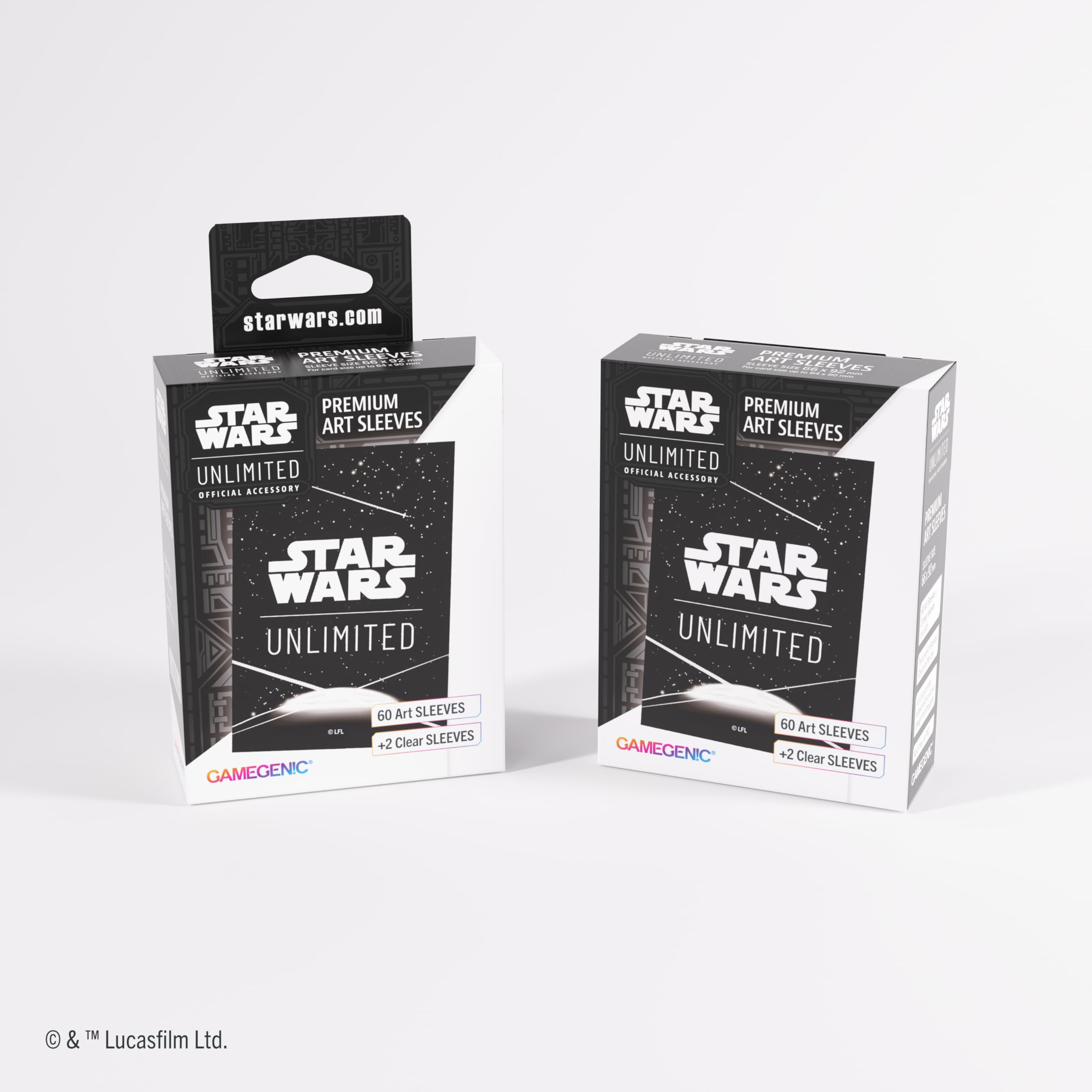 Gamegenic Star Wars: Unlimited Premium Art Sleeves – Kartenrückseite weiß 5