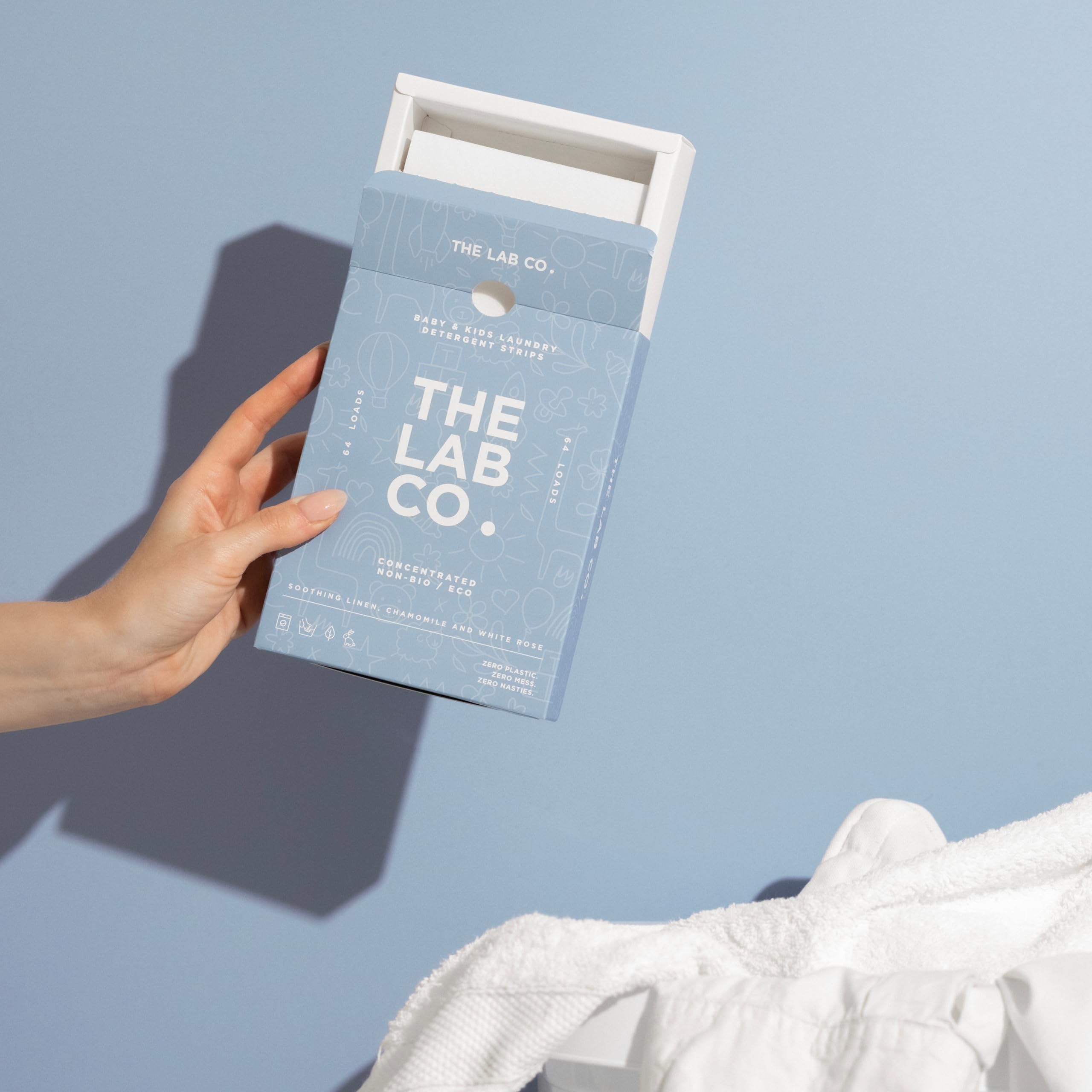 The Lab Co. - Laundry Detergent Strips Sheets (64 Loads, Eco Ultra-Concentrated) 7