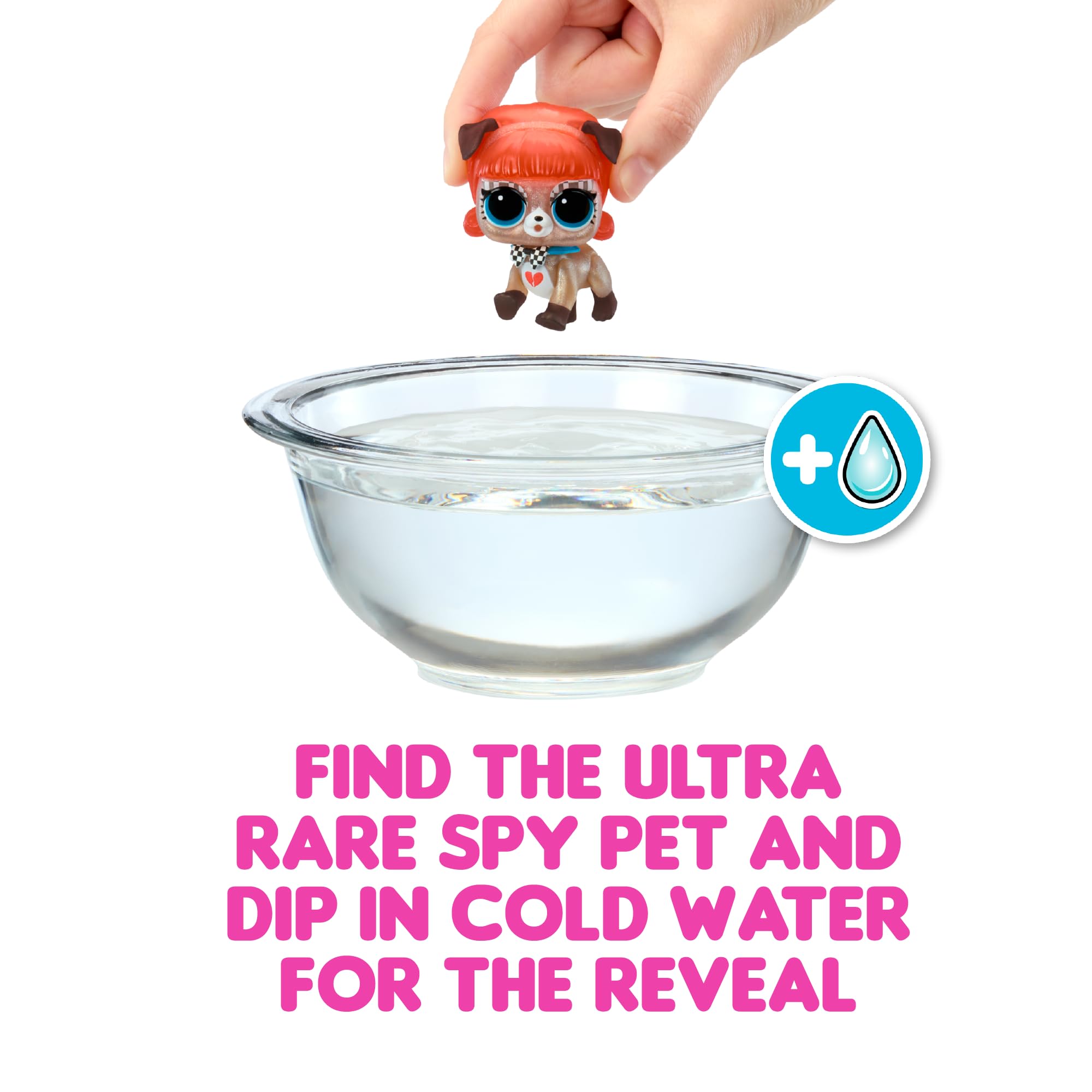 L.O.L. Surprise! Eye Spy Series Pets - 8-Piece Collectible Doll Set with Colour Change Features 5
