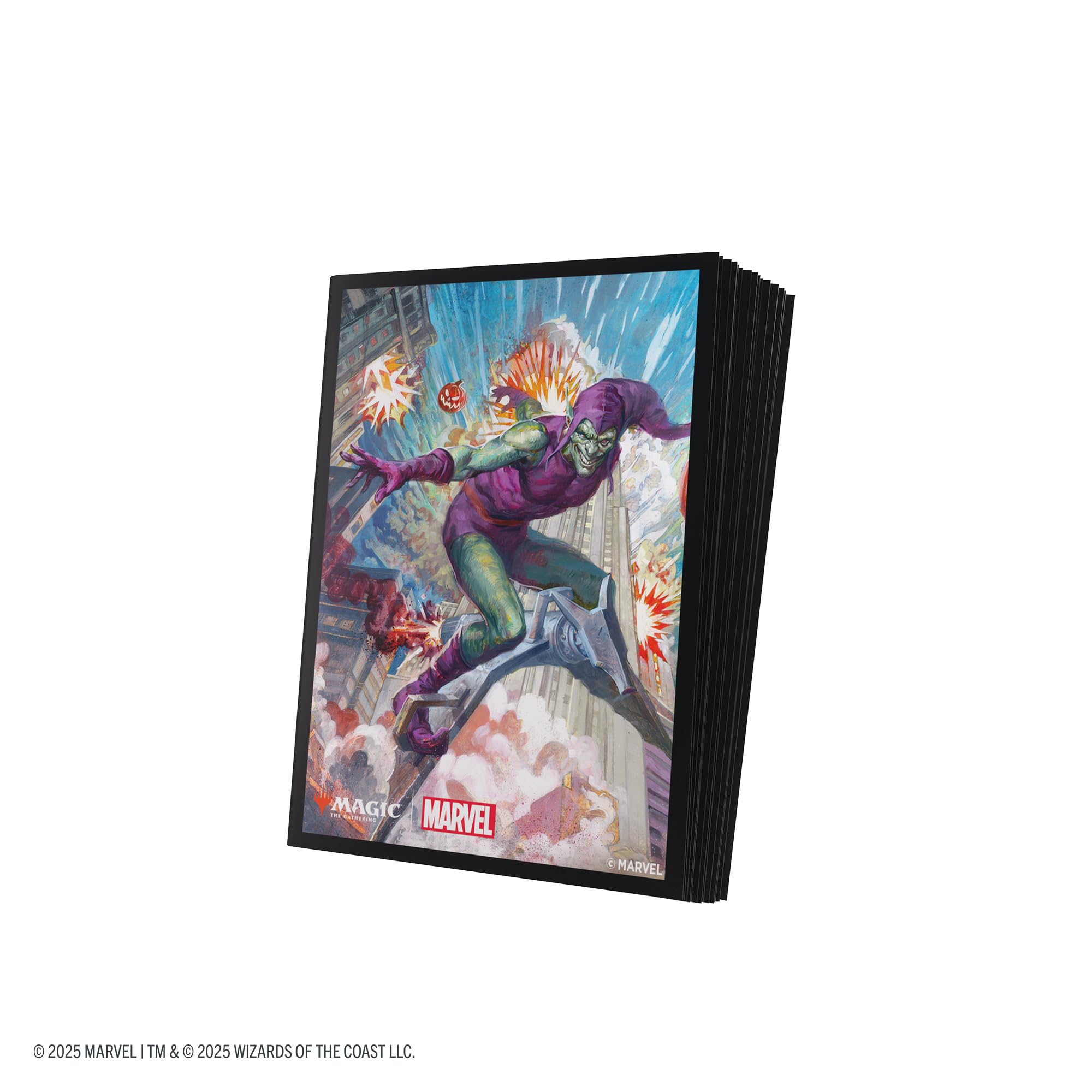 Gamegenic Magic: The Gathering Premium Art Sleeves - Green Goblin | 105 Count | Matte Back