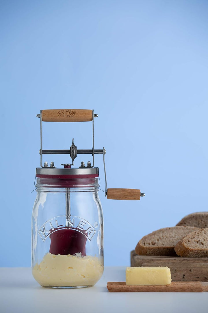 Kilner - Butter Churner Manual Kitchen Tool