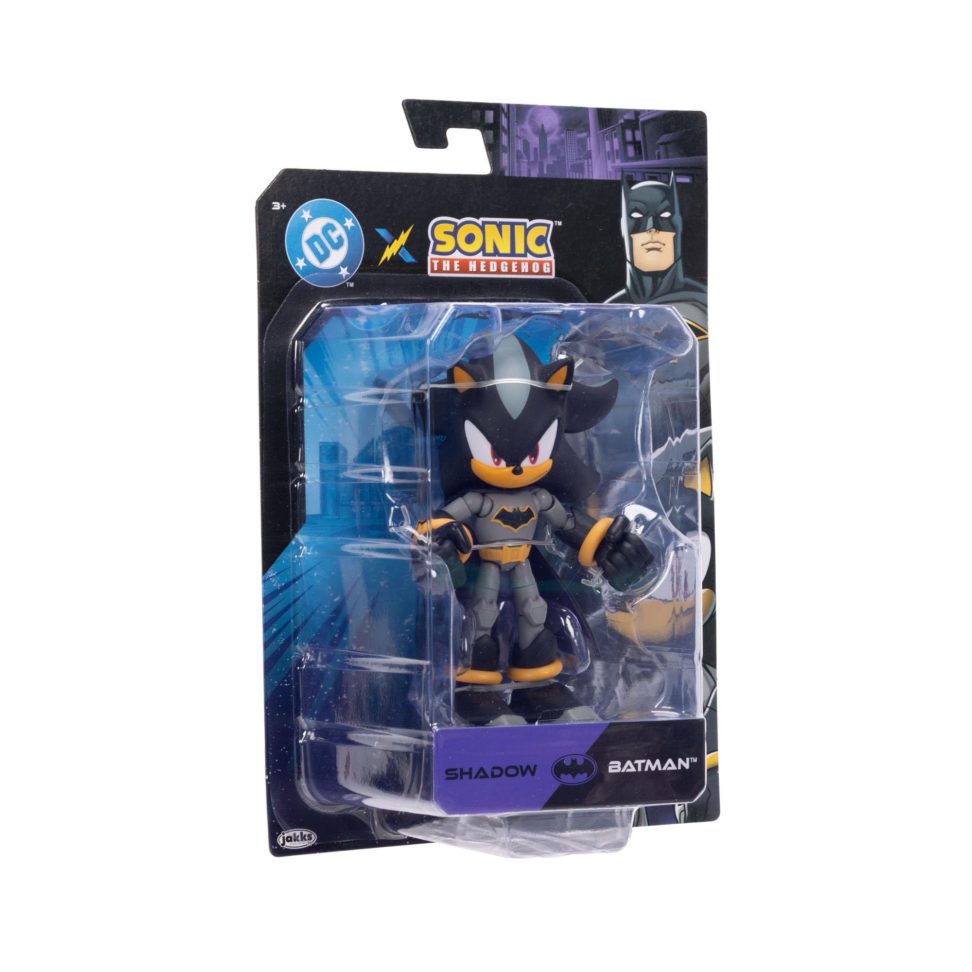 Sonic The Hedgehog DC Comics Shadow as Batman Action Figure - 5" / 13cm Tall | 22 Points of Articulation 5
