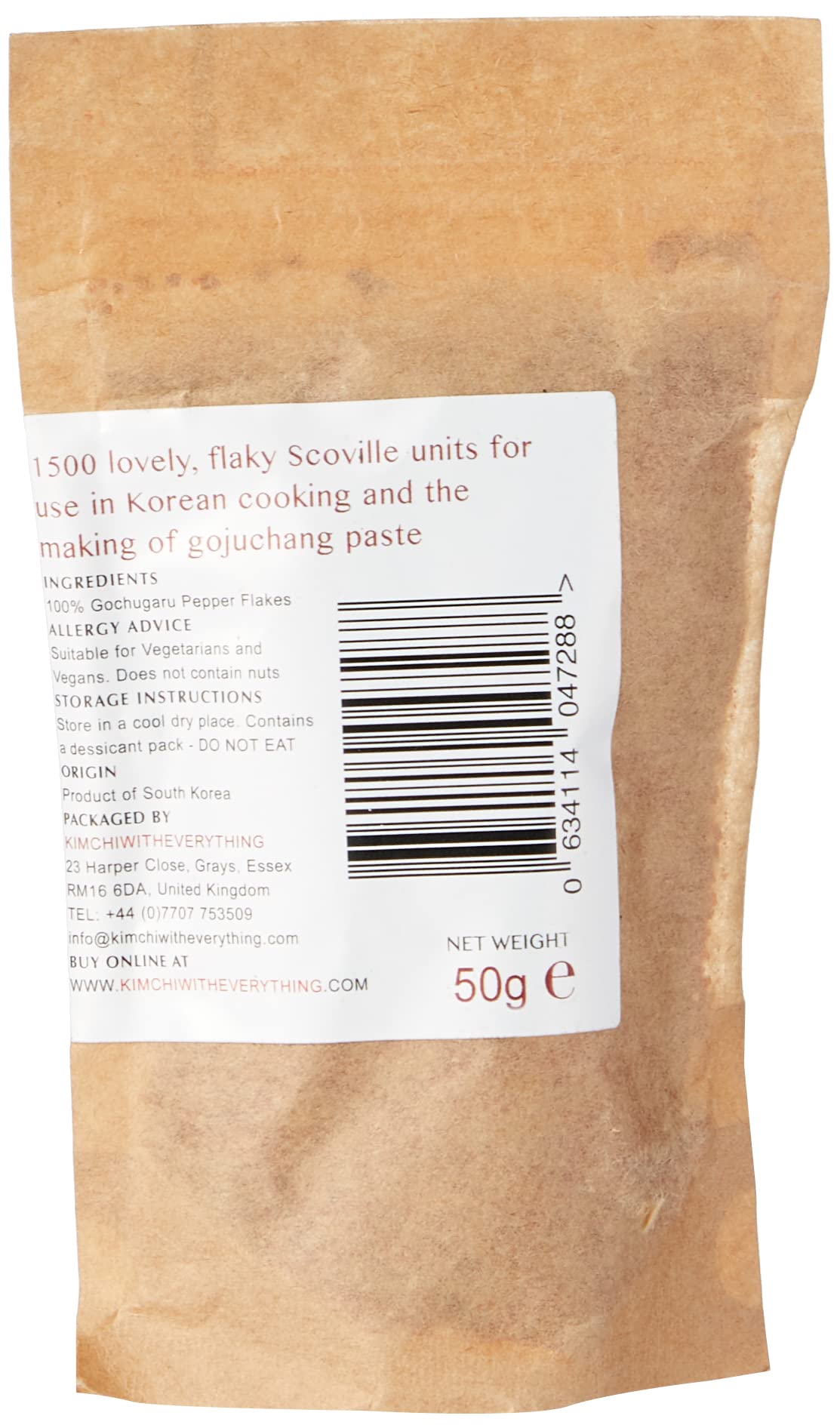 Kimchi with Everything Gochugaru Korean Chilli Pepper Flakes - Authentic Flavour | 50g