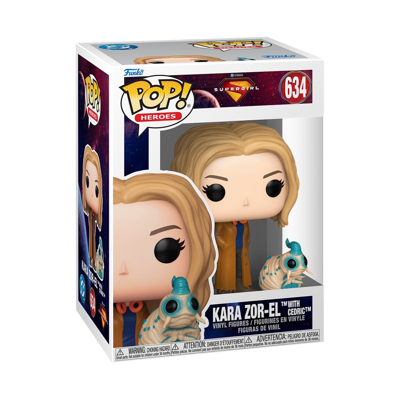 Funko POP! Movie: Supergirl - Kara Zor-El with Cedric | Vinyl Figure | Model 90795