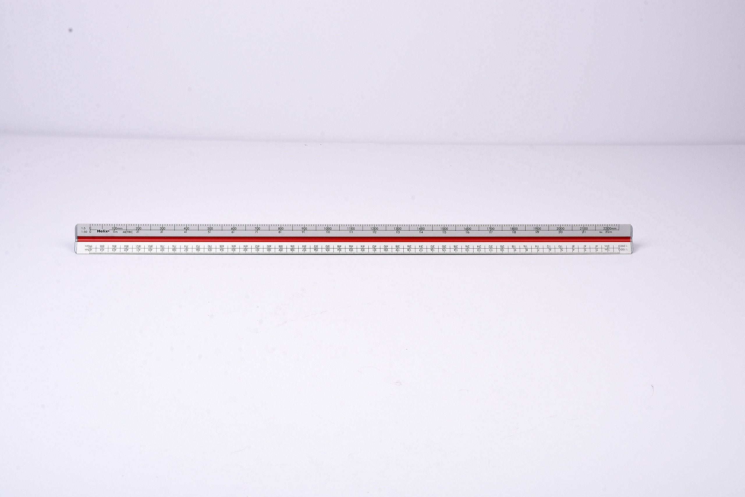 Helix 300mm Metric Triangular Scale Ruler - Plastic, 12 Scales | K93070 3