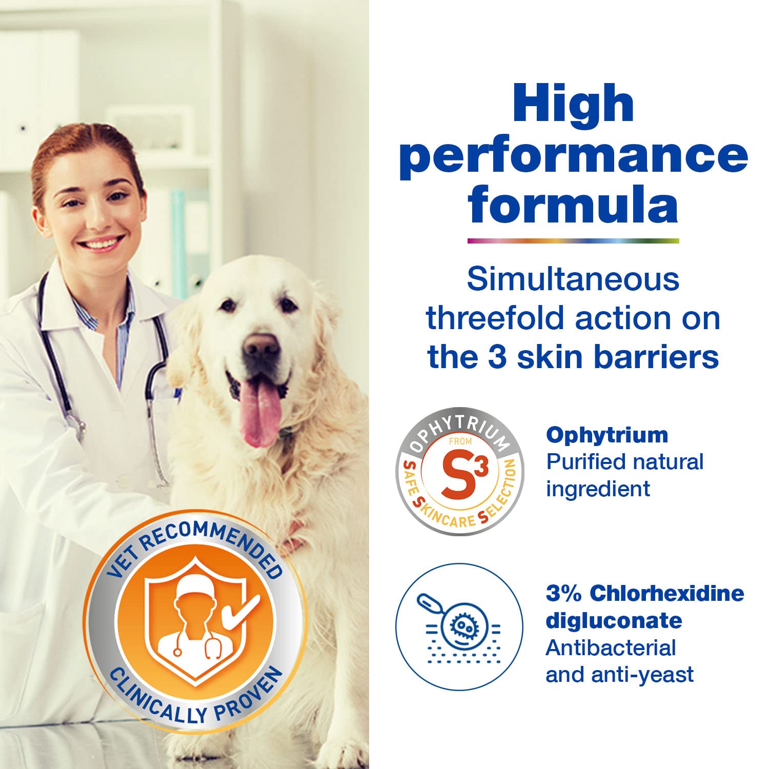 Douxo S3 PYO Antibacterial & Anti-Yeast Dog Mousse - Leave-On Waterless Formula | 150 ml 5