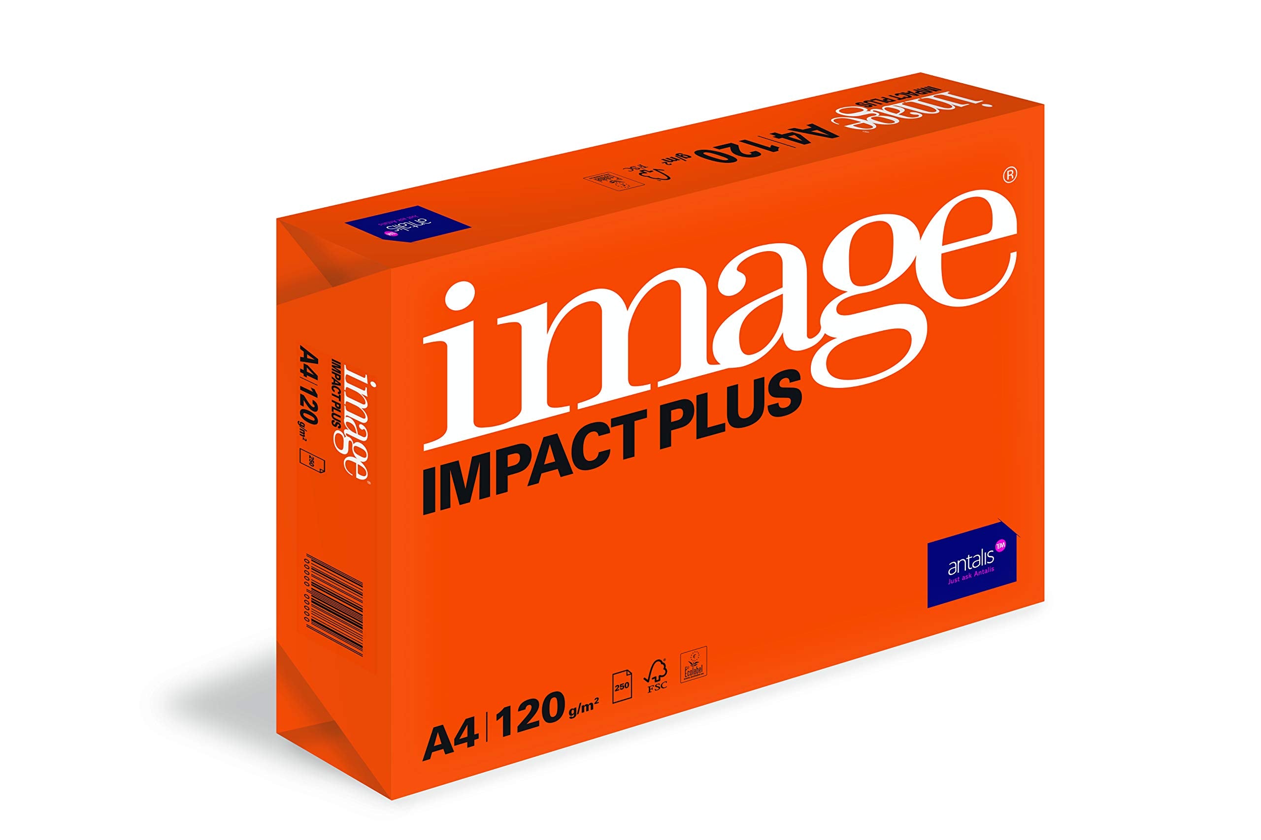 IMAGE Impact Plus Premium Laser Printer Paper - 120gsm A4 White | 250 Sheets | Ultra Smooth
