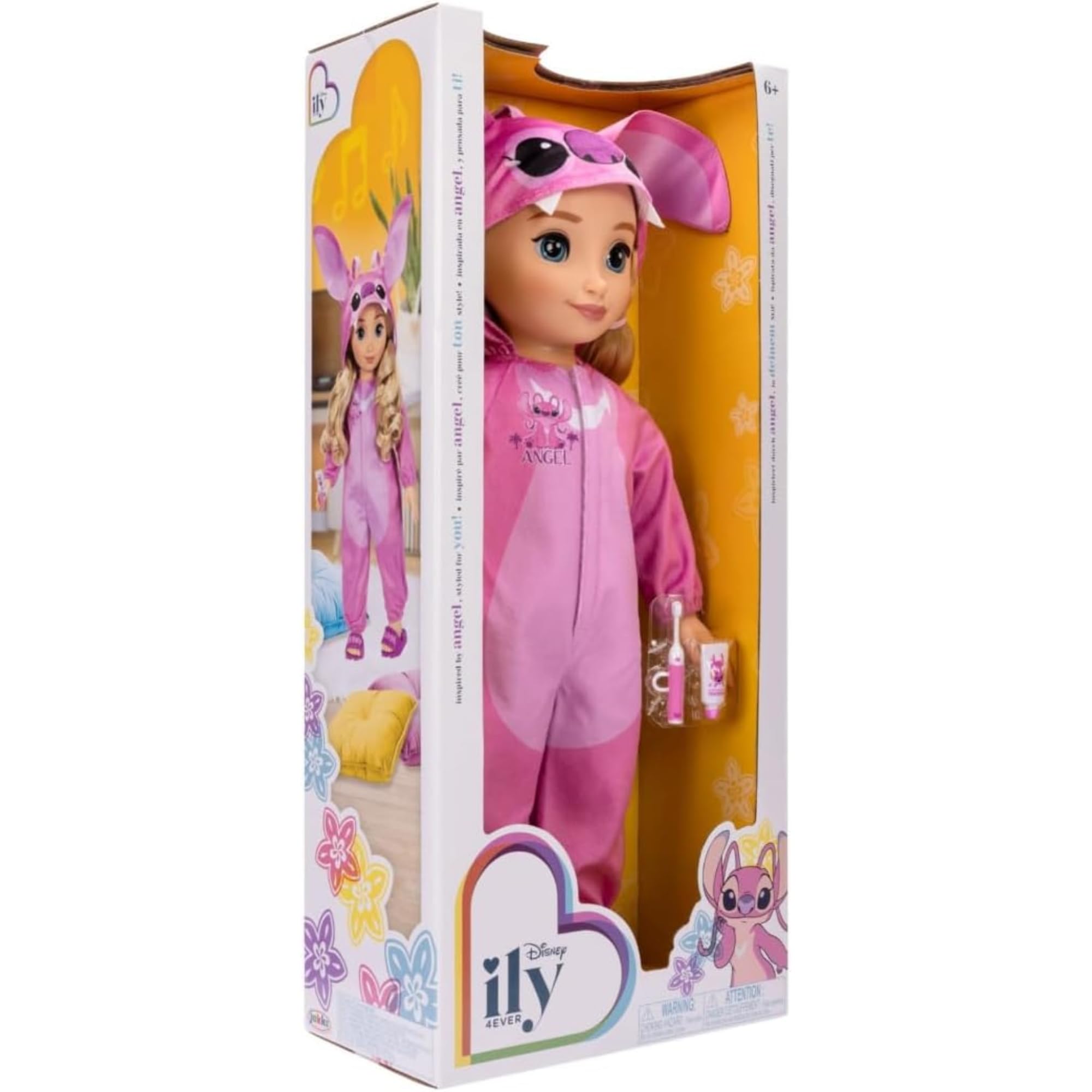 Disney iLY 4EVER Angel 18" Doll - Blonde Hair with Sleepover Outfit & Accessories 6