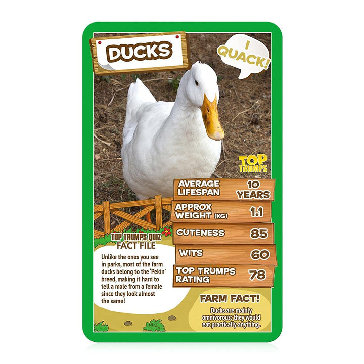Top Trumps Farm Animals Classics Card Game