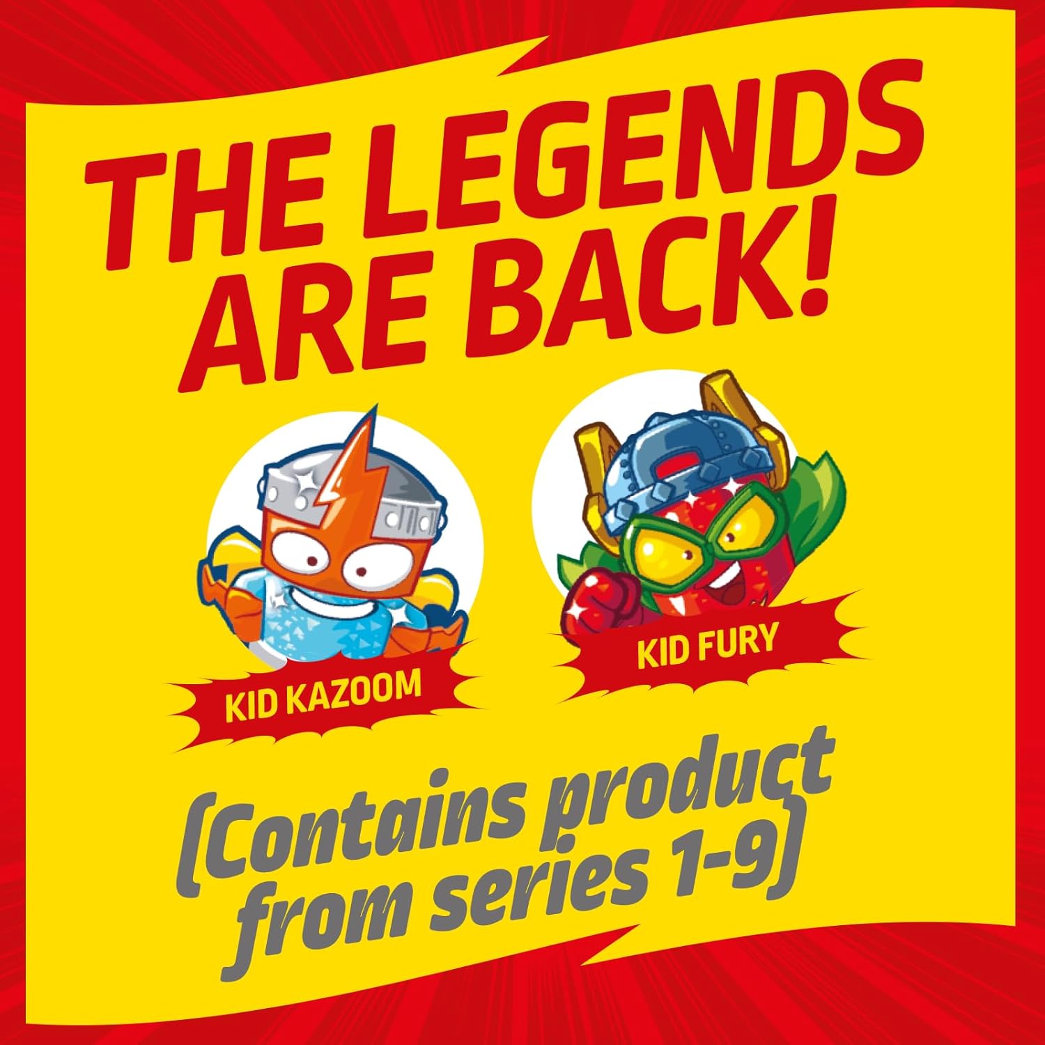 SUPERTHINGS LEGENDS - Super Vehicles 4 Pack with 5 Figures & 4 Vehicles 5