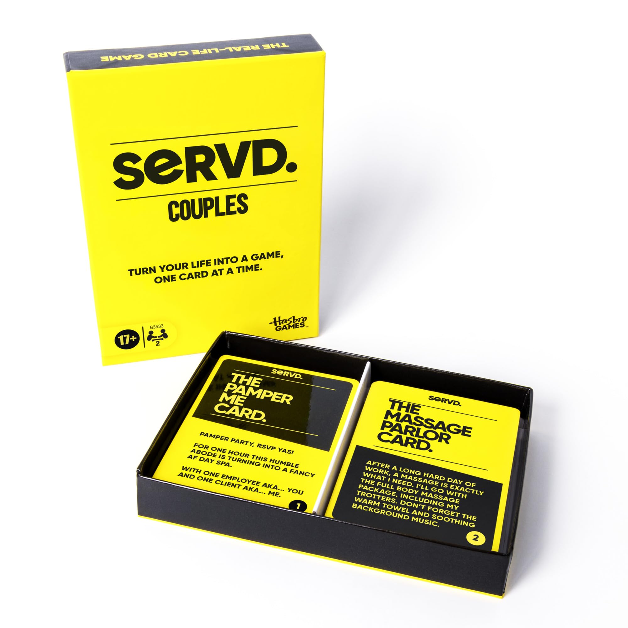 Hasbro SERVD Couples Game | Real-Life Card Game for 2 Players | Ages 17+ 8