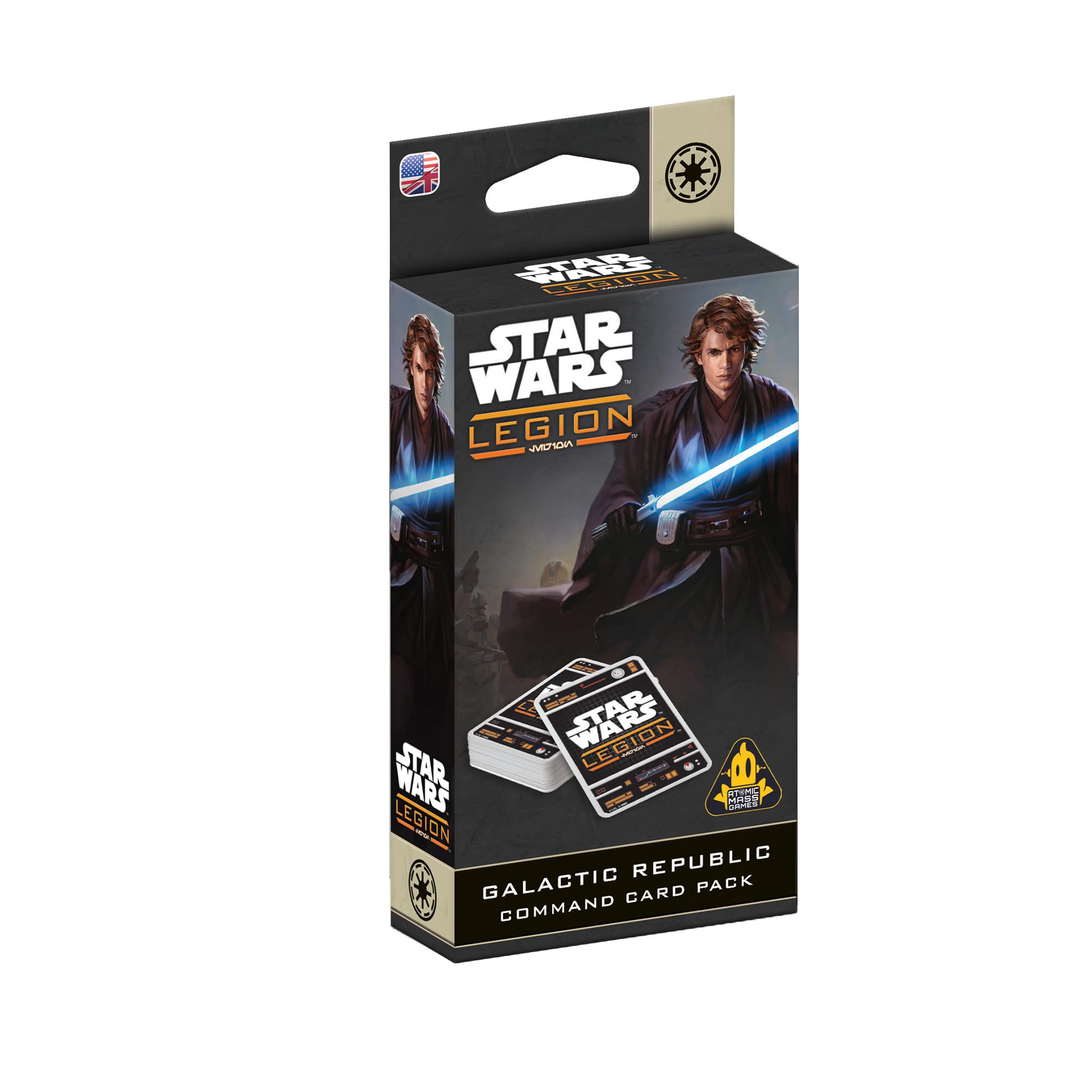 Atomic Mass Games Star Wars: Legion Galactic Republic Command Card Pac