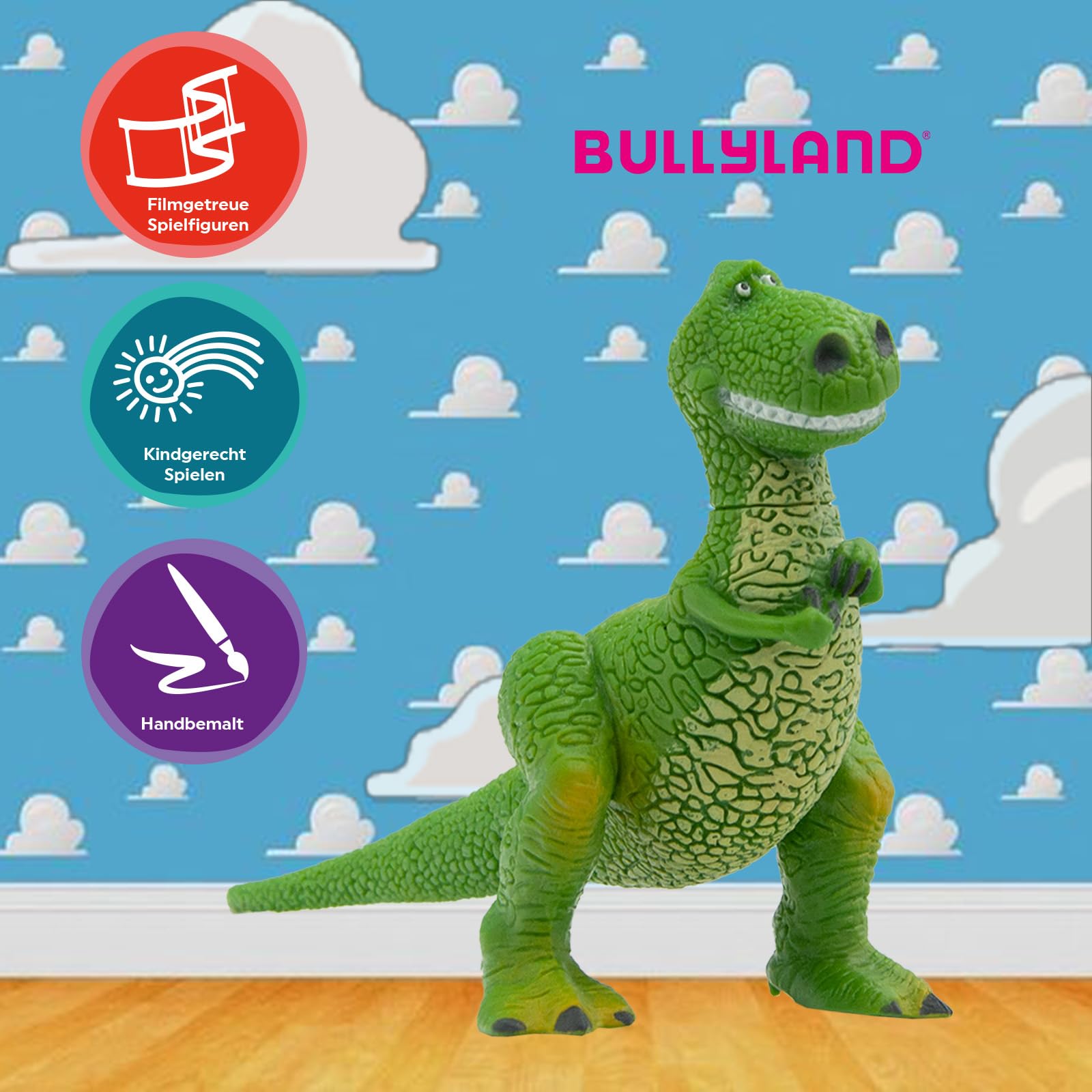 Bullyland Rex Figure - Toy Story 3 Character | 7.5 cm Height | Ages 3+ 5