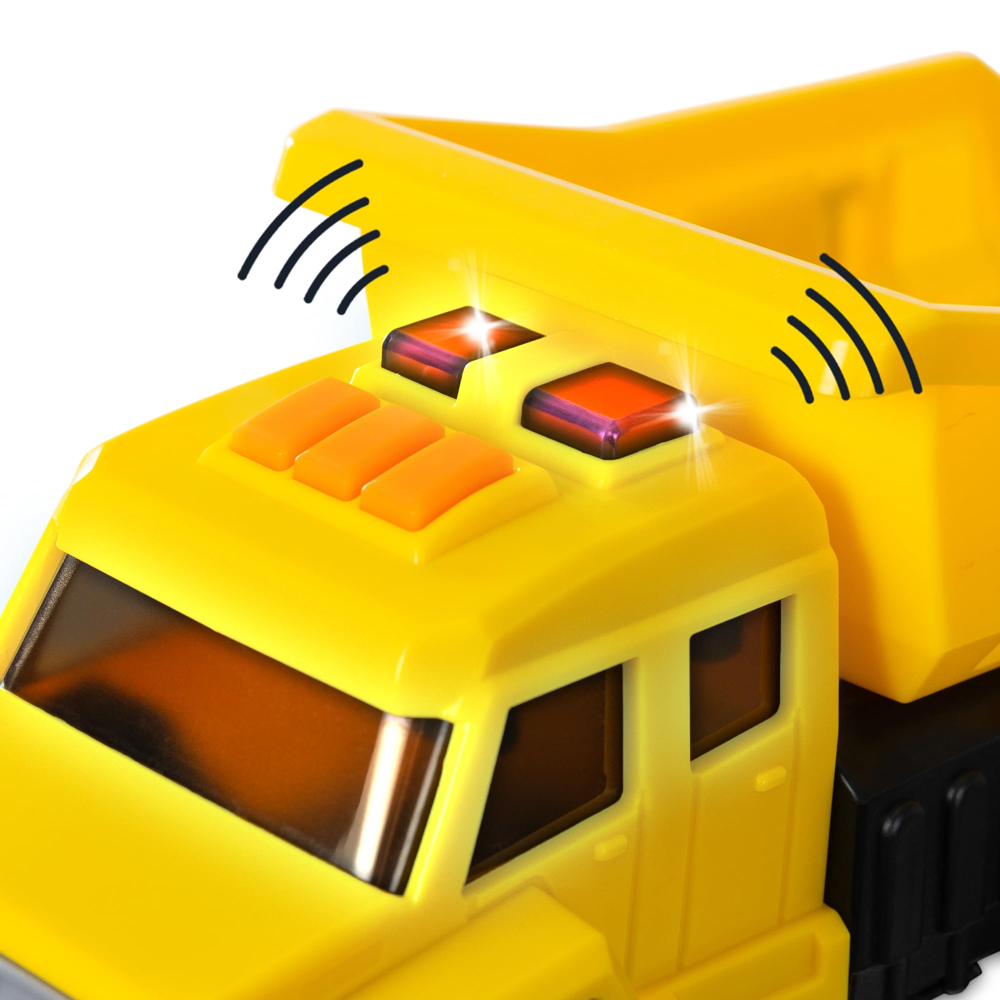 Tonka Mega Machines Dump Truck - Lights & Sounds, Working Dump Bed | Ages 3+ 4