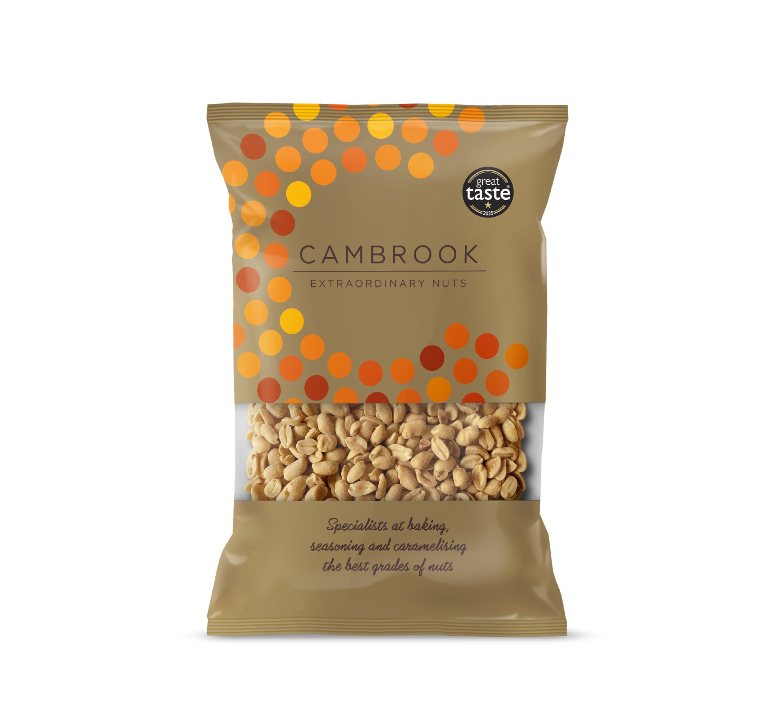 Cambrook Extraordinary Nuts - Baked & Salted Peanuts | 1kg Bag | Vegan Friendly 1