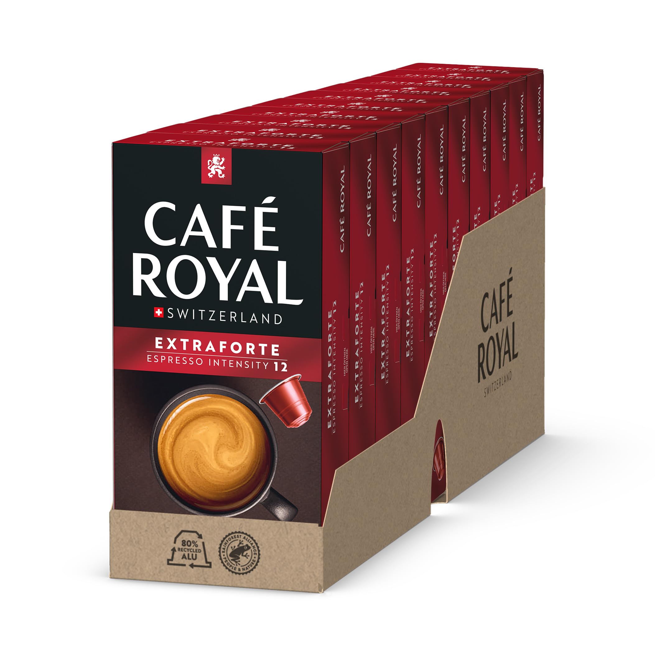 Café Royal Extraforte - 100 Nespresso Compatible Capsules | 100% Arabica | Strength 11/10 1