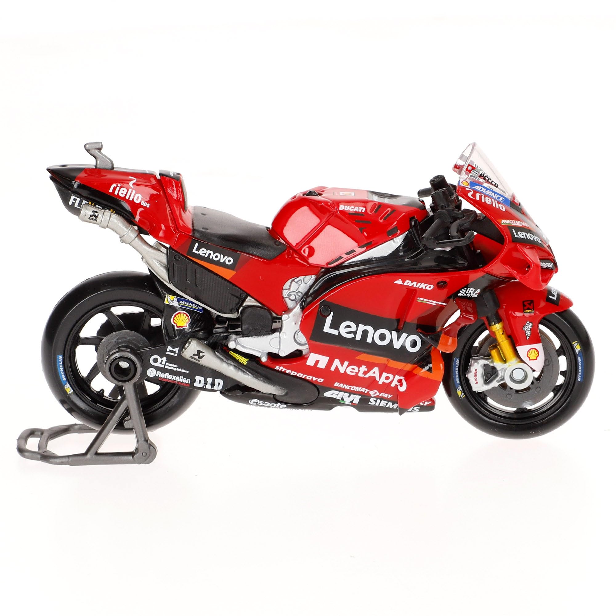 Maisto 1:18 Scale Ducati Lenovo Team Motorcycle Model - Die-Cast Collectible by Bburago Italia 4