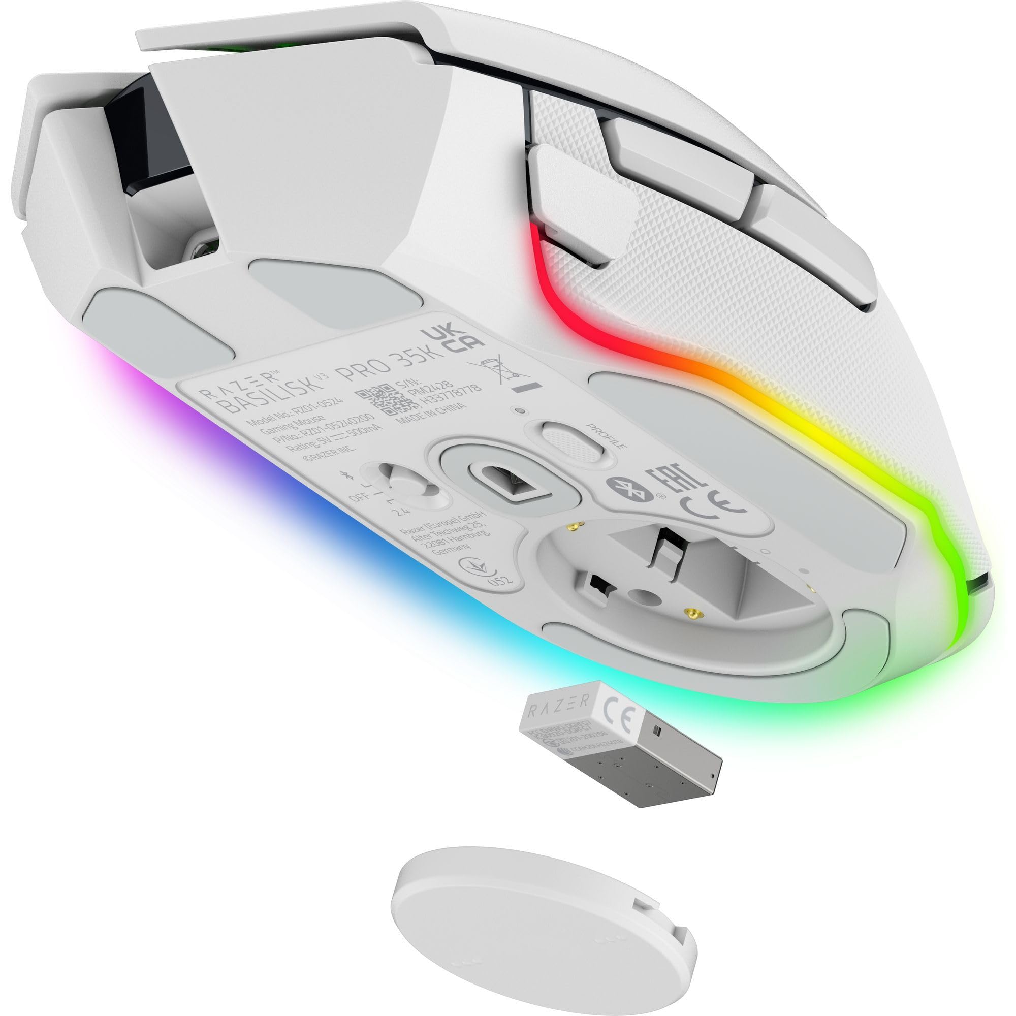 Razer Basilisk V3 Pro - Wireless Gaming Mouse with HyperScroll Tilt, 13-Zone RGB, 30K Sensor 5