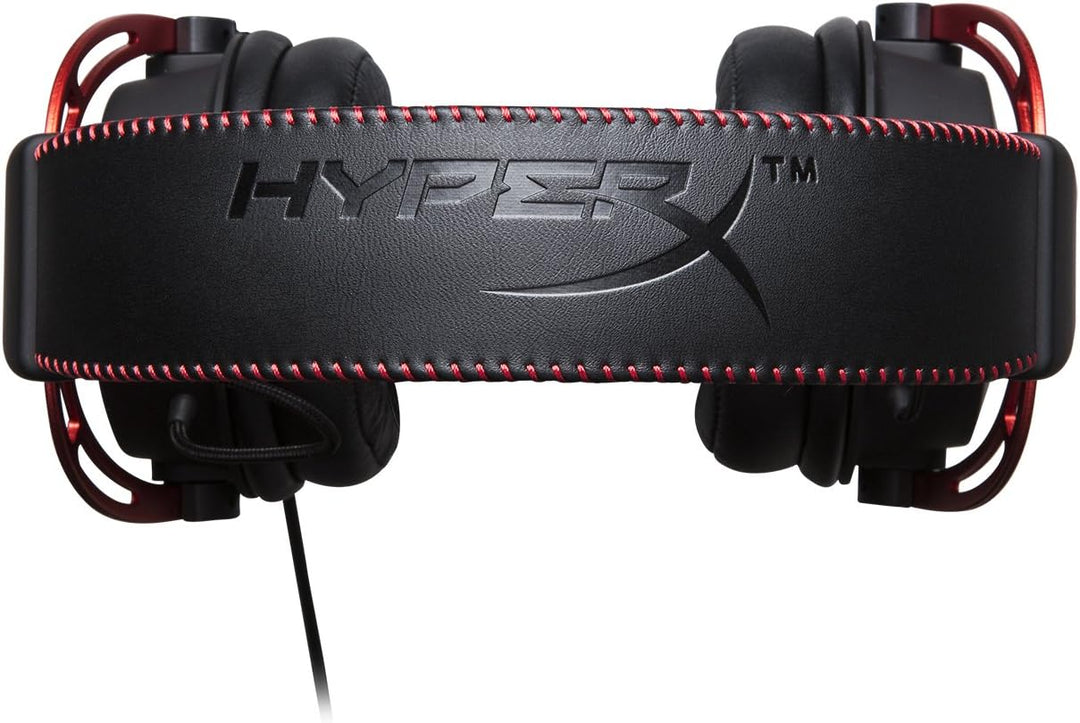 HyperX Cloud Alpha Gaming Headset with Dual Chamber Drivers, Detachable Noise-Cancellation Mic, Compatible with PS5, Xbox Series X|S, PC