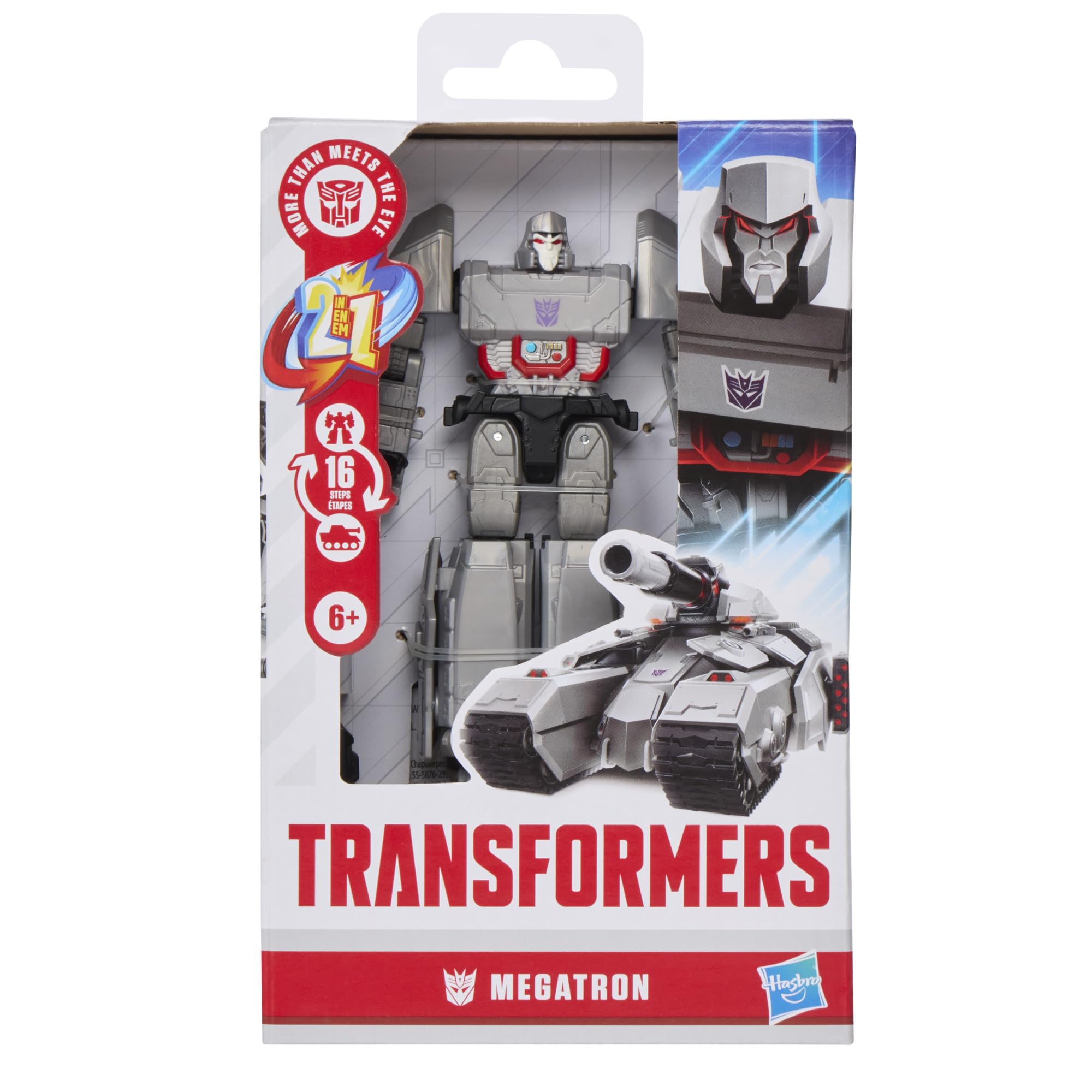 Transformers Megatron Action Figure - 2-in-1 Robot to Tank | 5-Inch Figure | 16 Steps 2