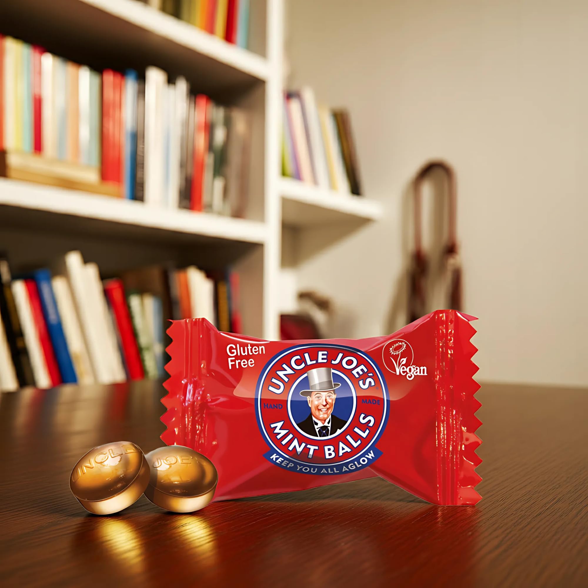 Uncle Joe's Mint Balls 90g Beutel - Traditionelle englische Minzbonbons 8