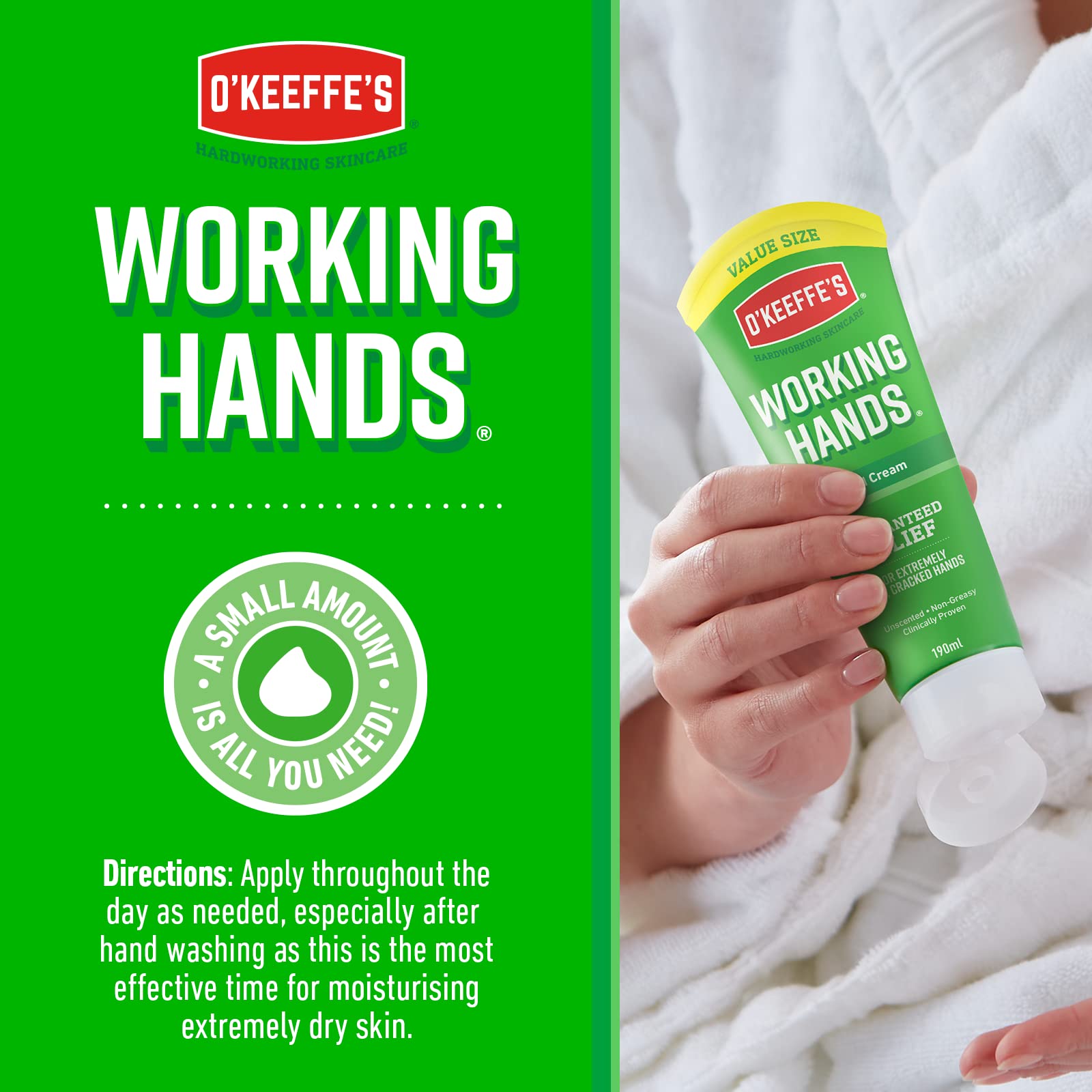 O'Keeffe's Working Hands Hand Cream (190ml) 4