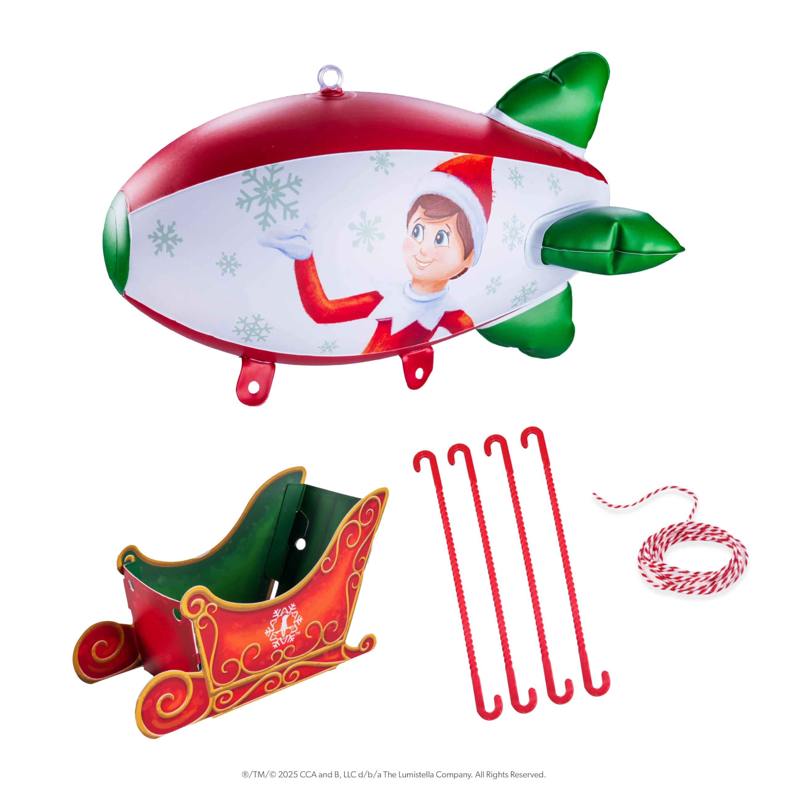 The Elf on the Shelf Polar Props Peppermint Blimp Ride - Limited 20th Anniversary Edition 4