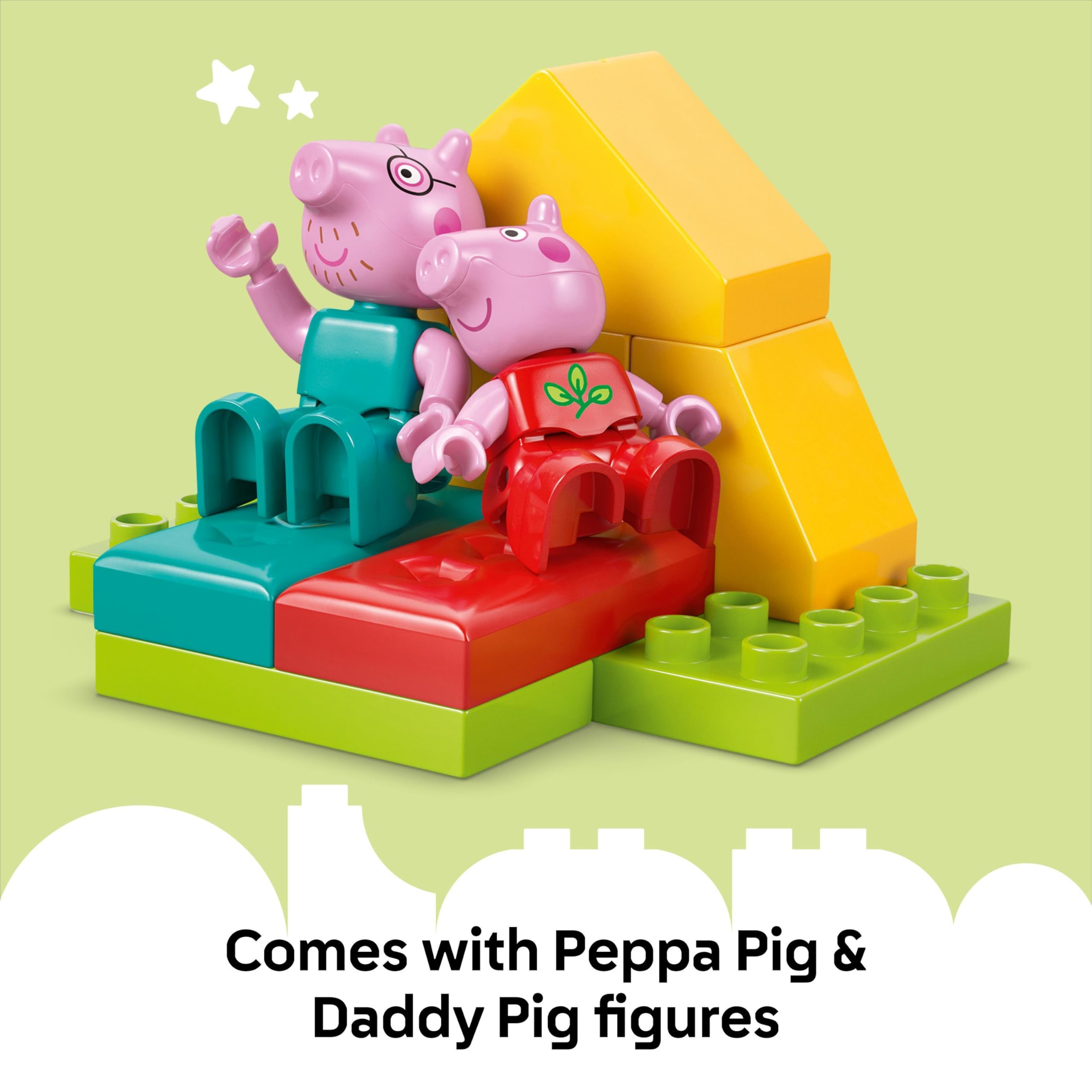 LEGO DUPLO Peppa Pig Camping Trip with Daddy Pig - Building Toy for 2+ Year Olds 3