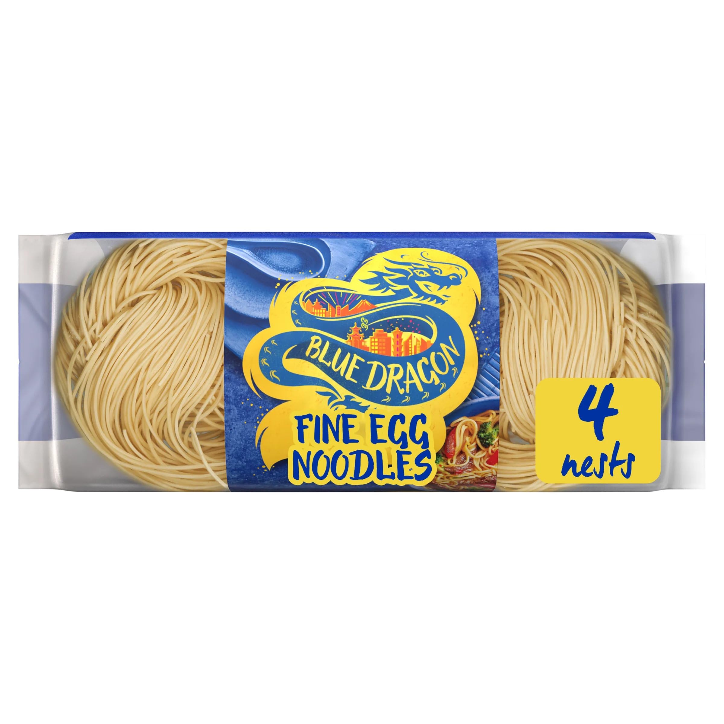 Blue Dragon Fine Egg Noodles - Authentic Chinese Style, Quick Cook | 250g 1