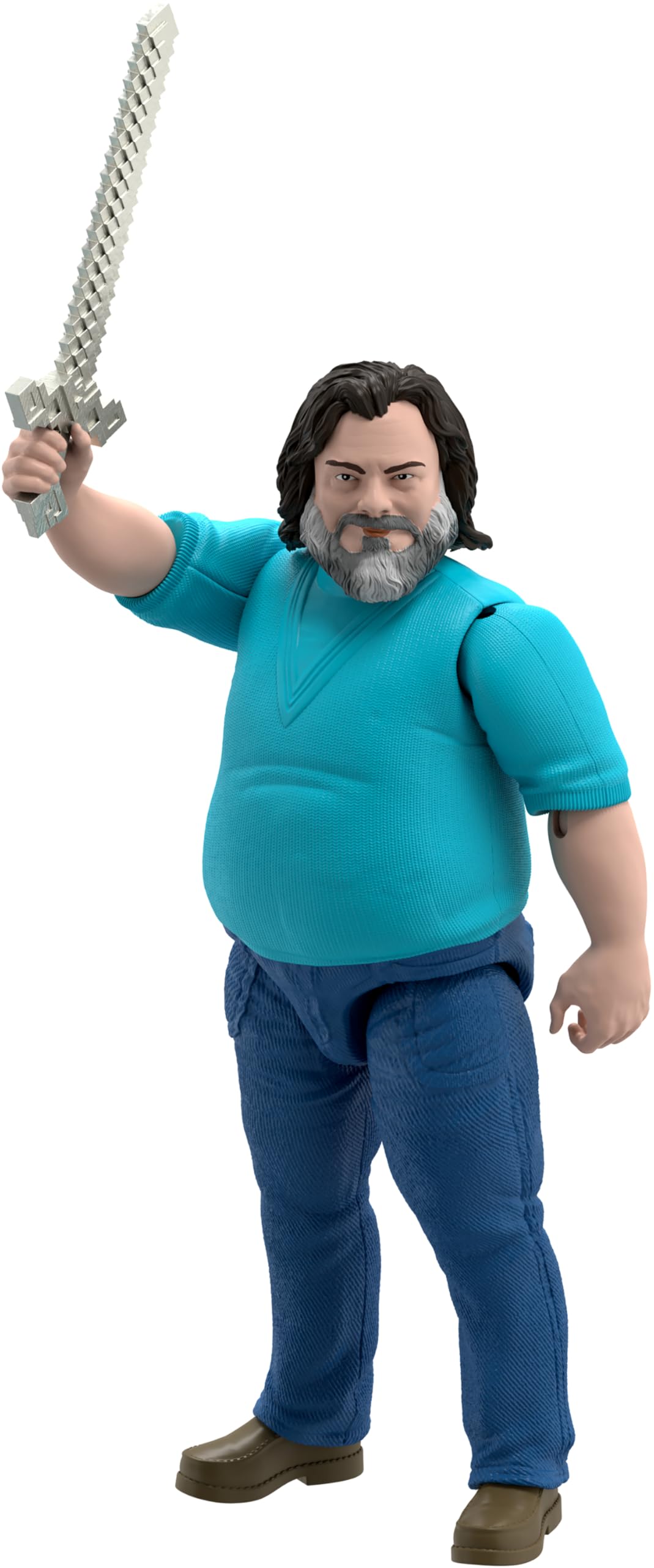 Mattel Minecraft 12-inch Posable Steve Action Figure - Movie Edition 4
