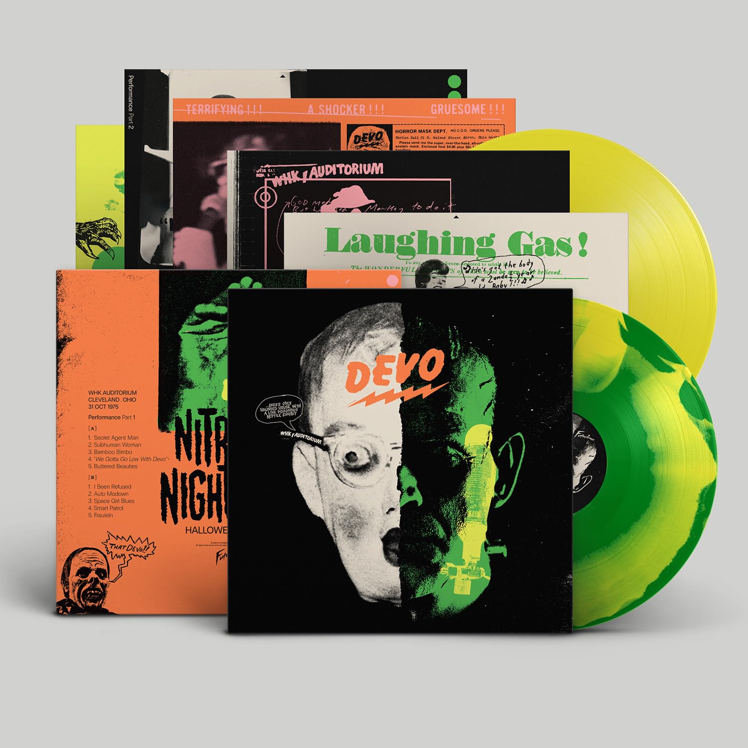 DEVO - NITROUS NIGHTMARE: HALLOWEEN LIVE 1975 [2LP Limited Coloured Vinyl]