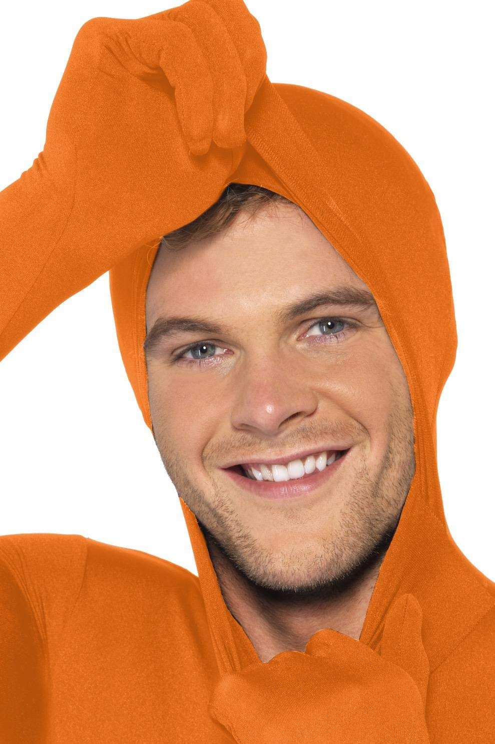 Smiffys Second Skin Costume - Orange | Men's L (42'-44' Chest) | Polyester 2