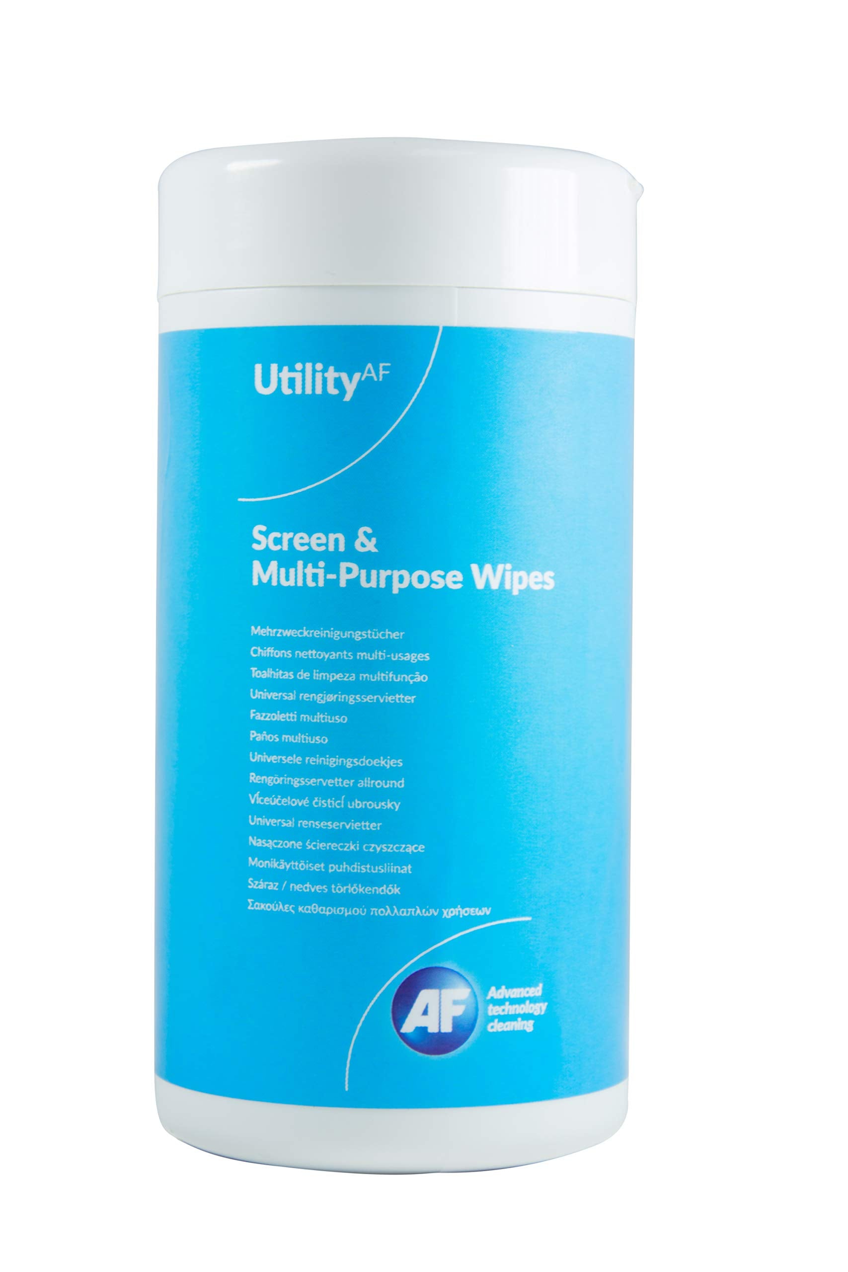 AF Utility Screen and Keyboard Cleaning Wipes - 60 Count Pre-moistened Anti-Static Formula 1