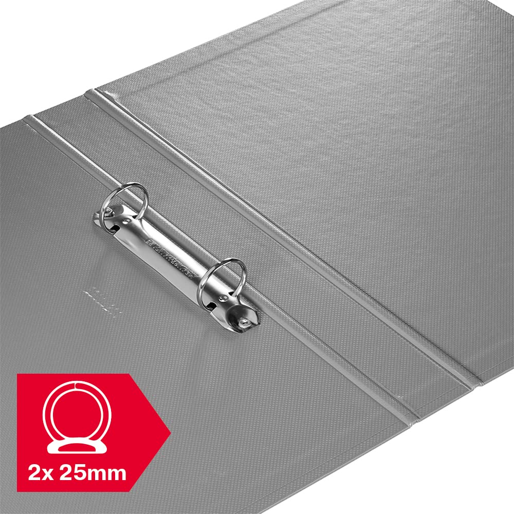 Rexel A4 Budget Ring Binder - Black, 25mm O-Ring Capacity, Pack of 10 | Model 13422BK 4