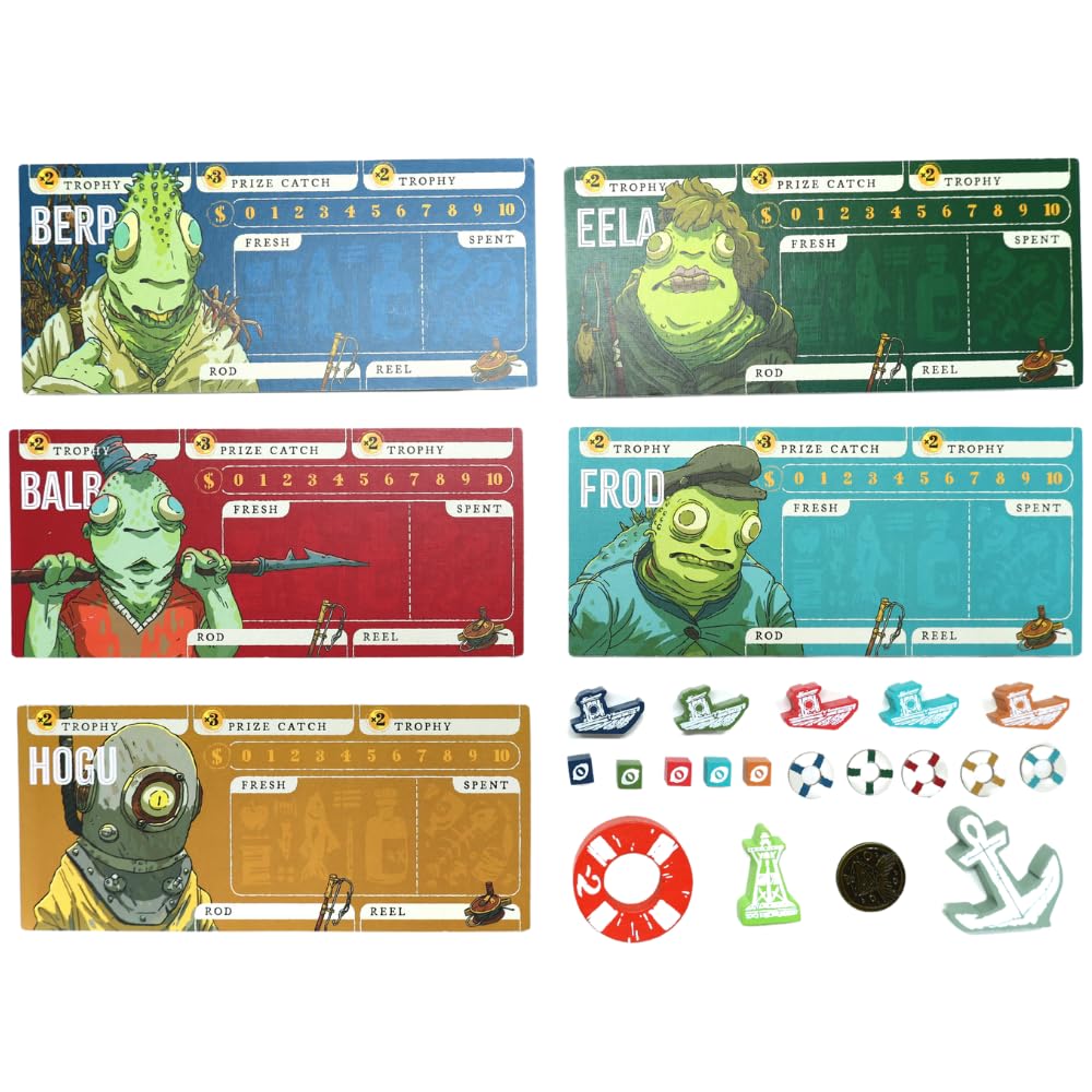 Deep Regrets: An Unfortunate Fishing Game [Strategy Board Game] 5