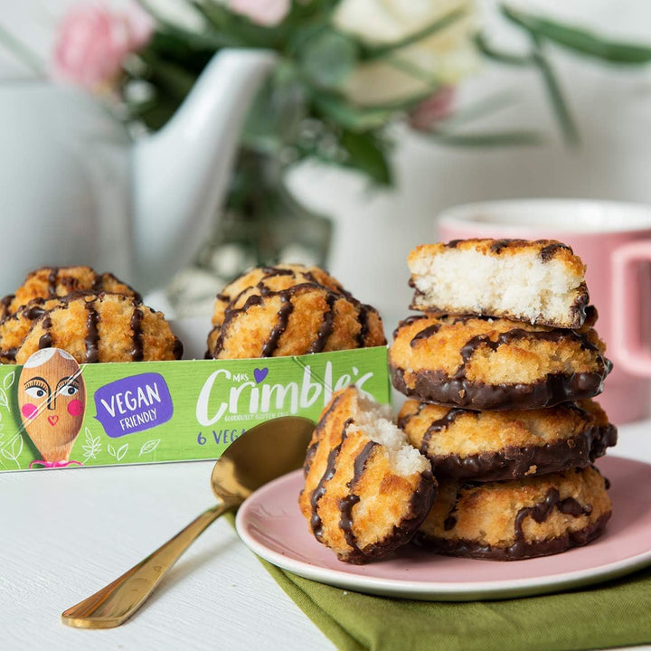 Mrs Crimble's Gluten Free Vegan Choc Covered Coconut Macaroons - 190g