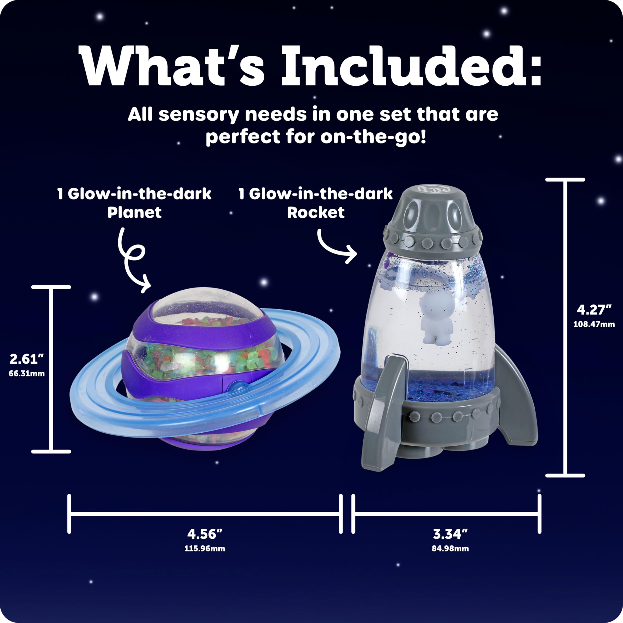 Learning Resources Soothing Space Sensory Fidget Set | Ages 3+ | Includes 2 Fidgets 6