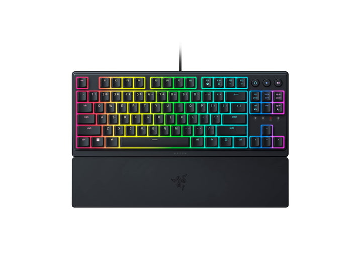 Razer Ornata V3 Tenkeyless Gaming Keyboard - Mecha-Membrane Switches, RGB Backlighting, Magnetic Wrist Rest, UK Layout