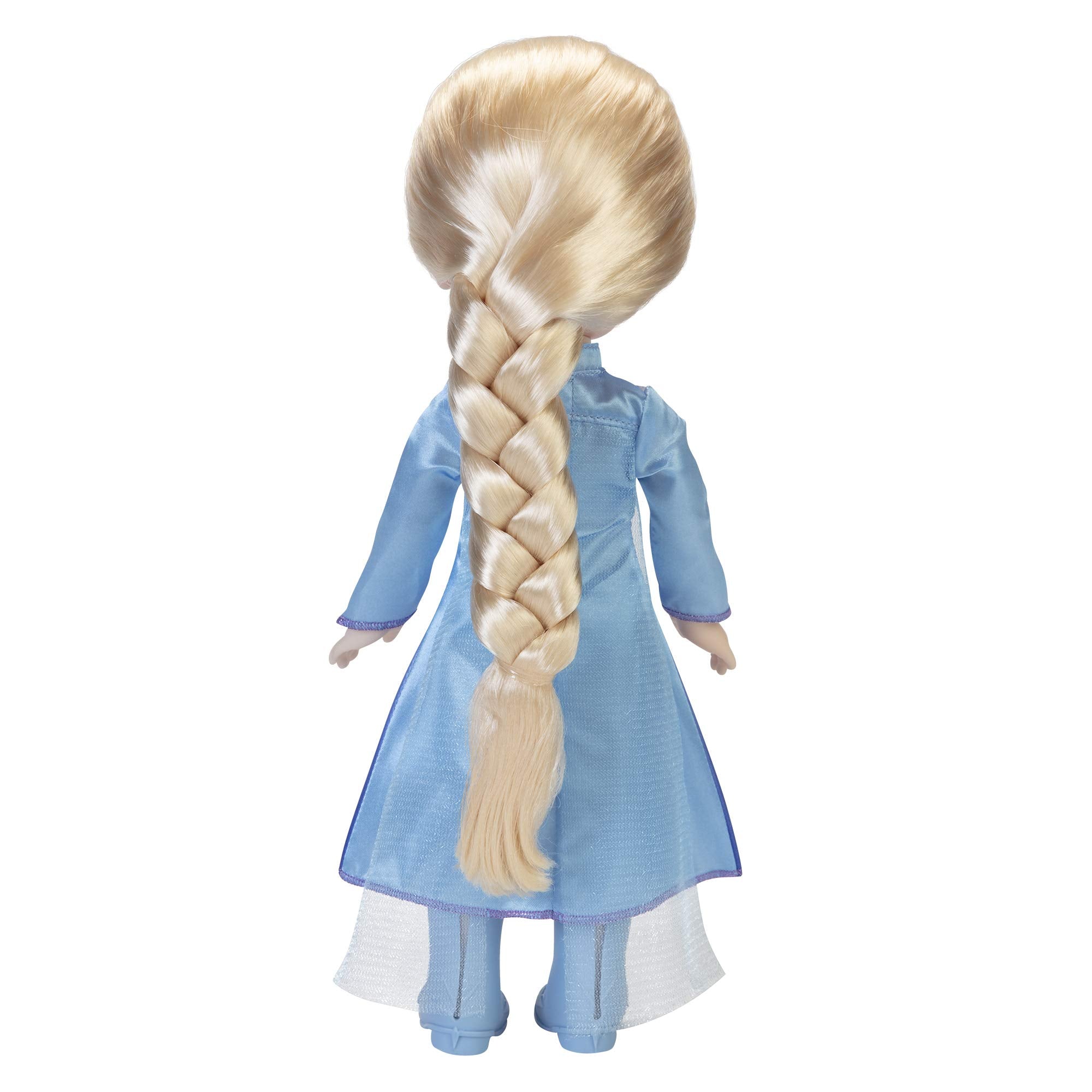 Jakks Pacific Disney Frozen 2 Elsa Travel Doll - 14"/35cm Tall with Iconic Fashion Dress and Boots 6