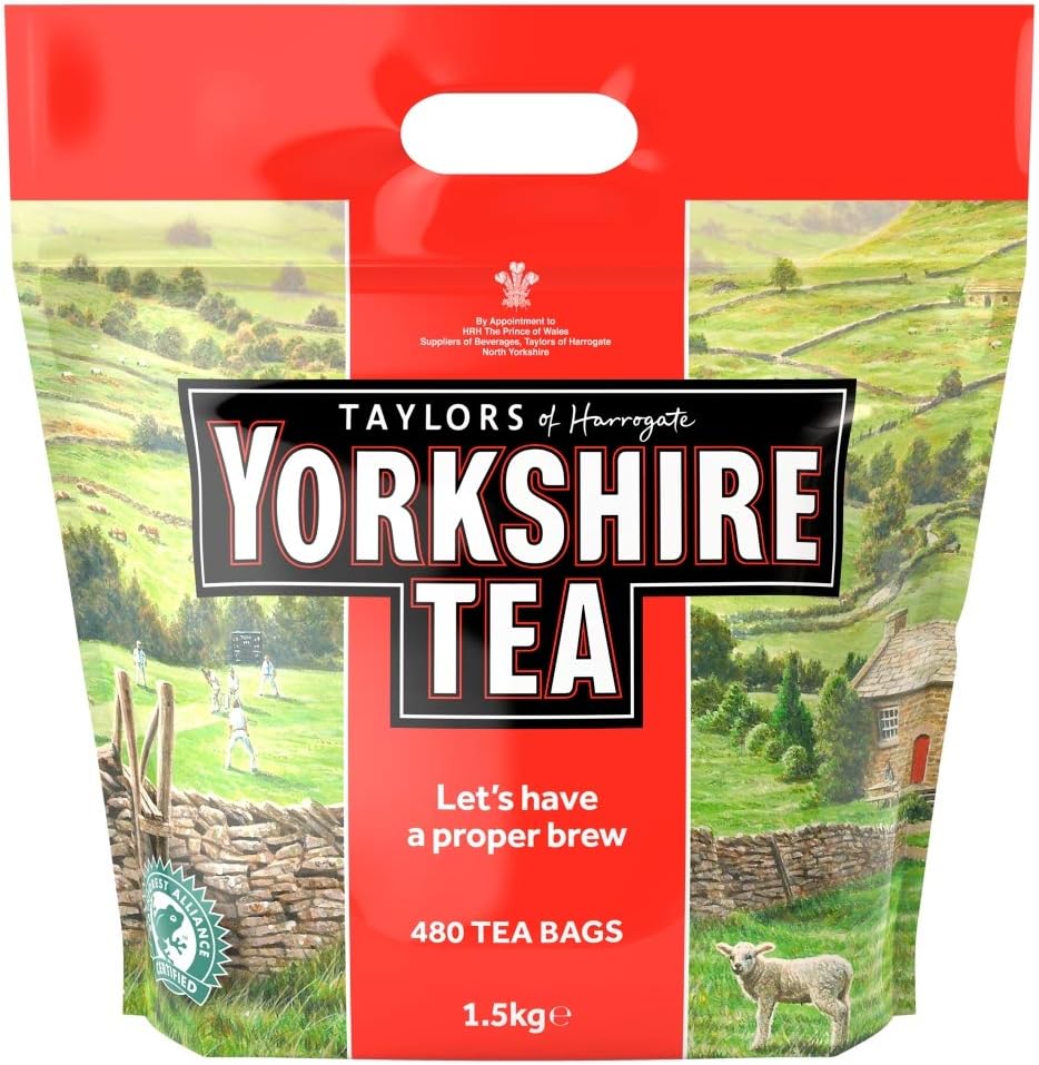 Yorkshire Tea 480 Bags - Ethically Sourced Black Tea Blend 1