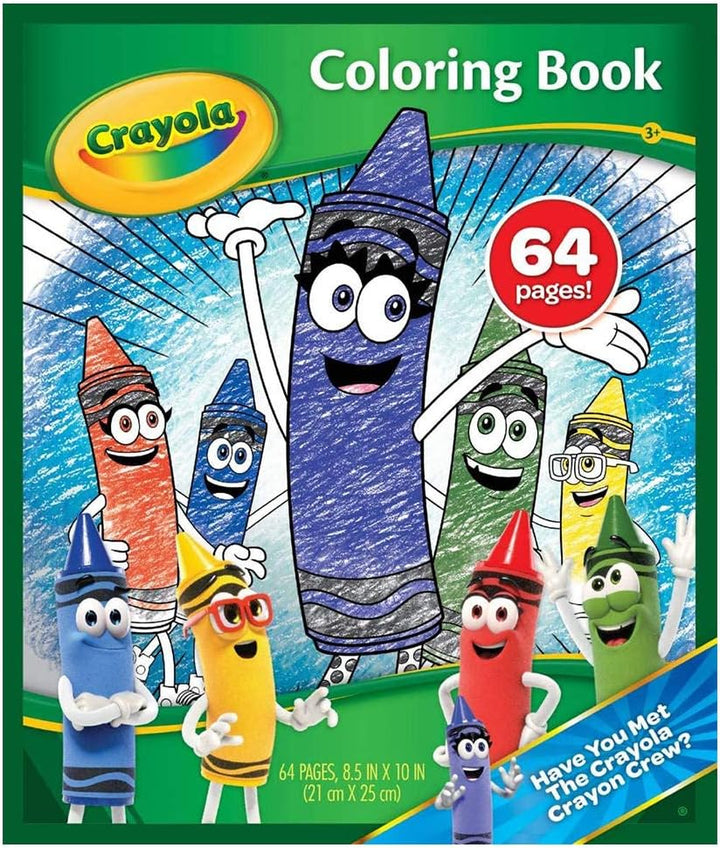 Crayola - 64 Page Colouring Book with Crayola Characters Activity Book