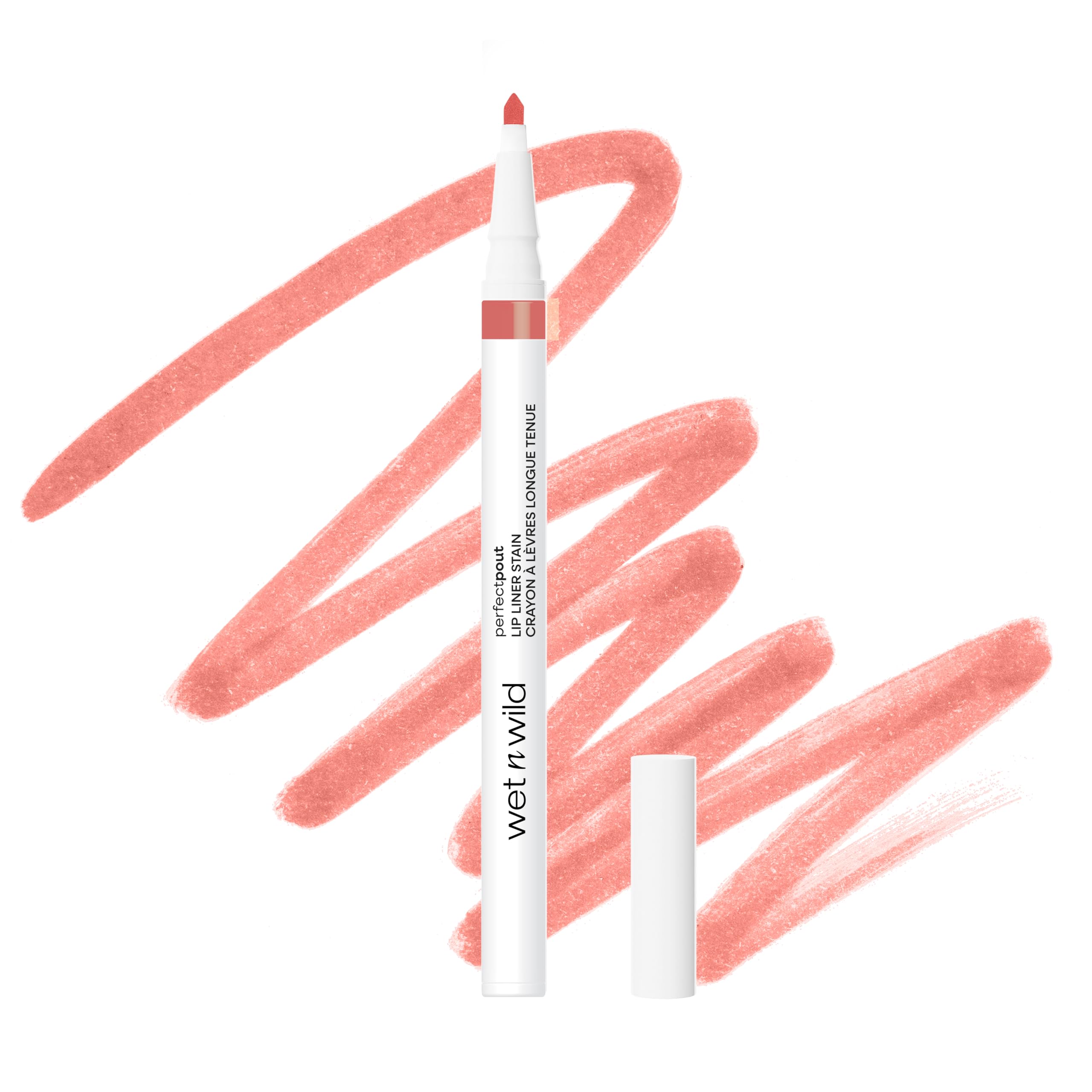 Wet n Wild Perfect Pout Lip Liner Stain - Transfer-Proof Tint | Pretty In Nude | 0.5 ml 1