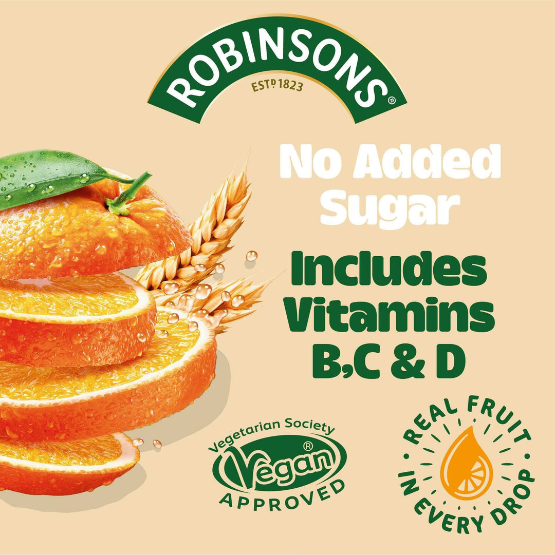 Robinsons Fruit & Barley Orange Squash, 1L
