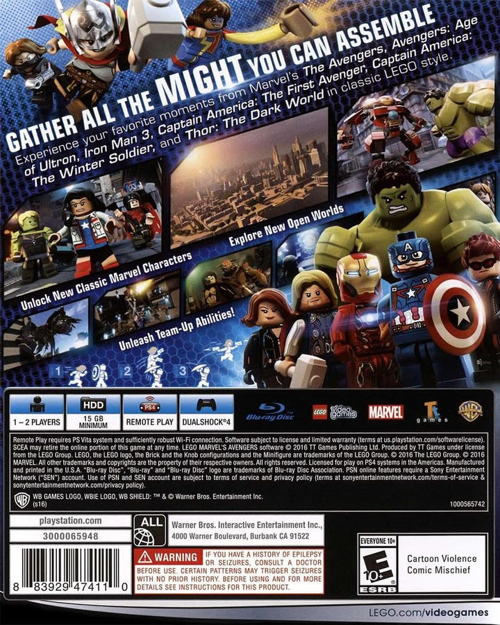 LEGO Marvel’s Avengers - PlayStation 4