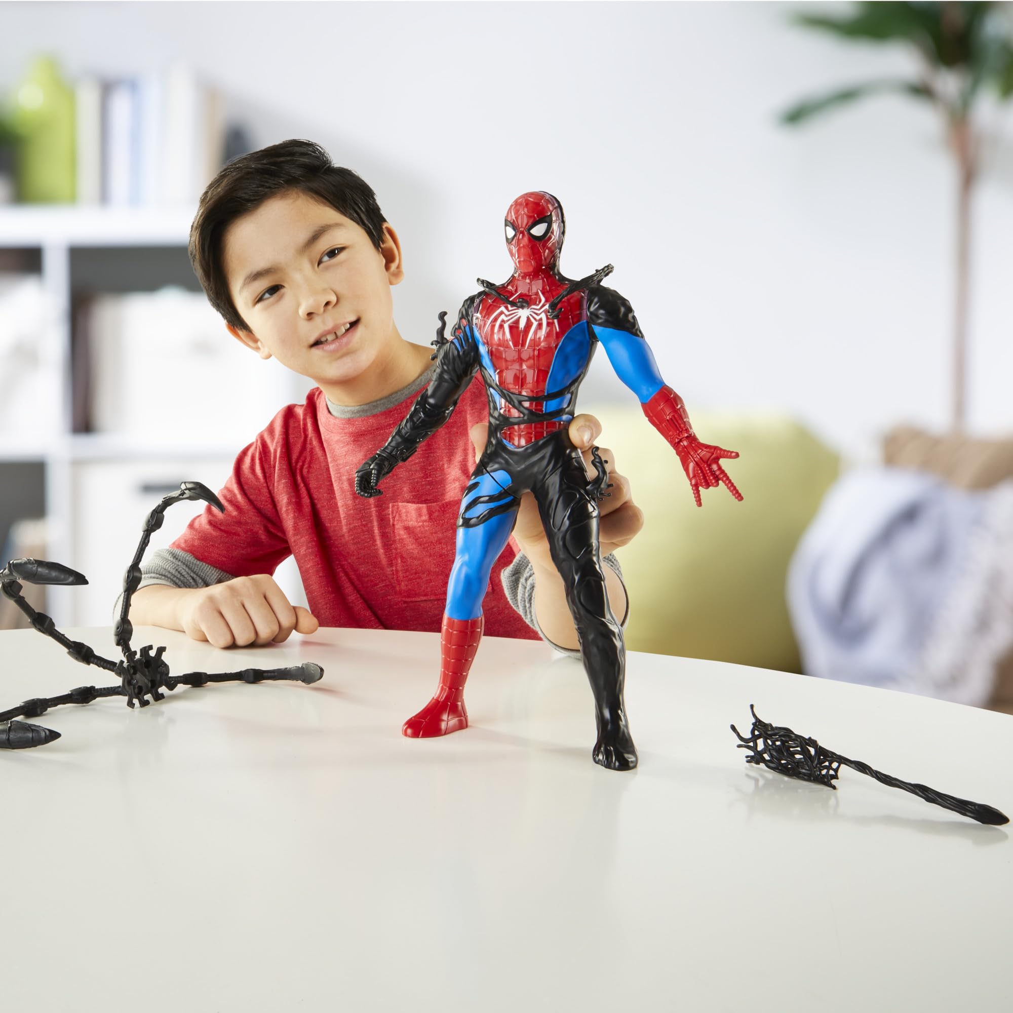 Marvel Spider-Man VenomVersus Liquid Shifter Action Figure - 11 Inch | Ages 4+ | Includes 6 Accessories 7