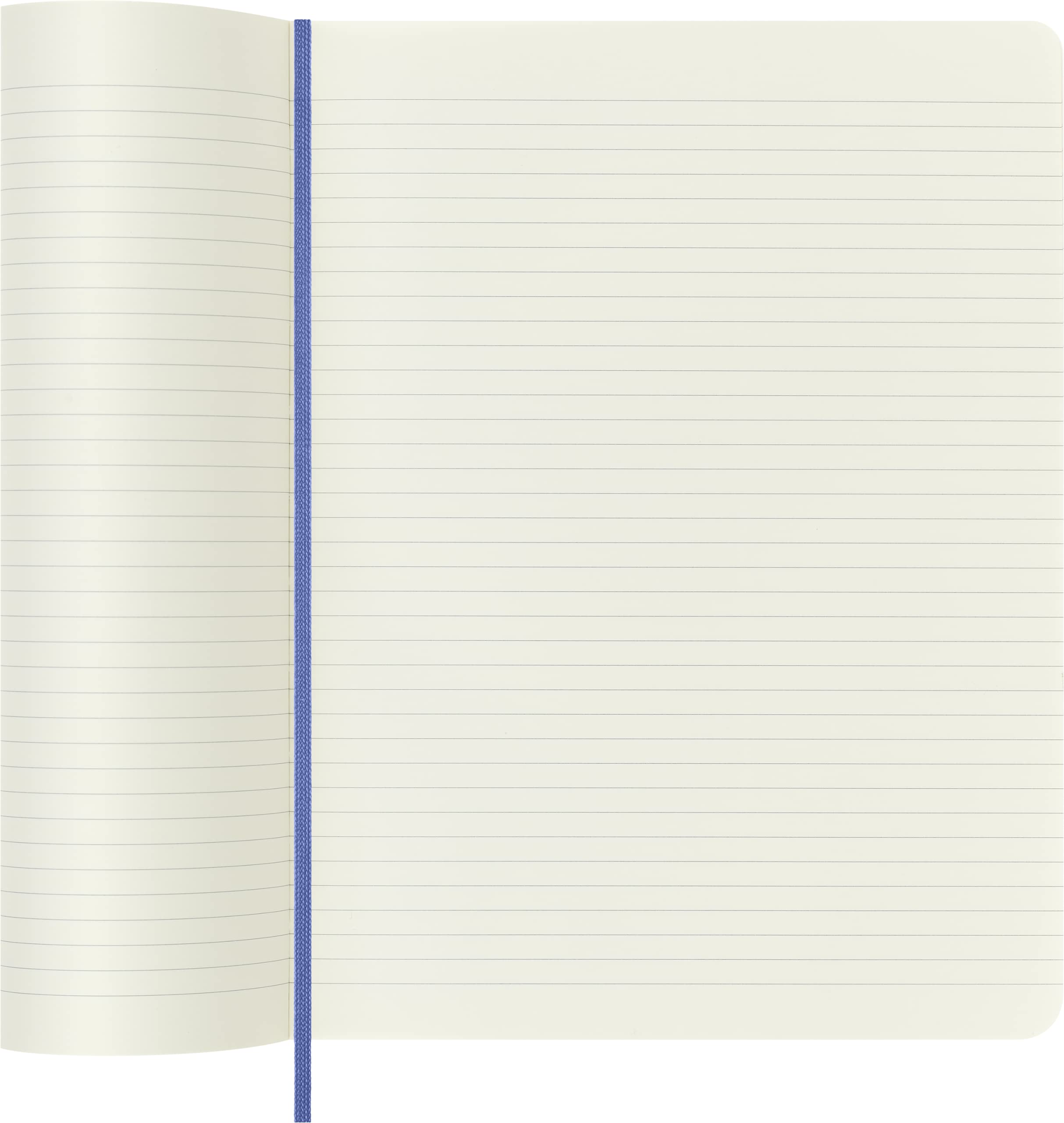 Moleskine Classic Notebook - Ruled Layout | Soft Cover | X-Large 19 x 25 cm | Hydrangea Blue 3