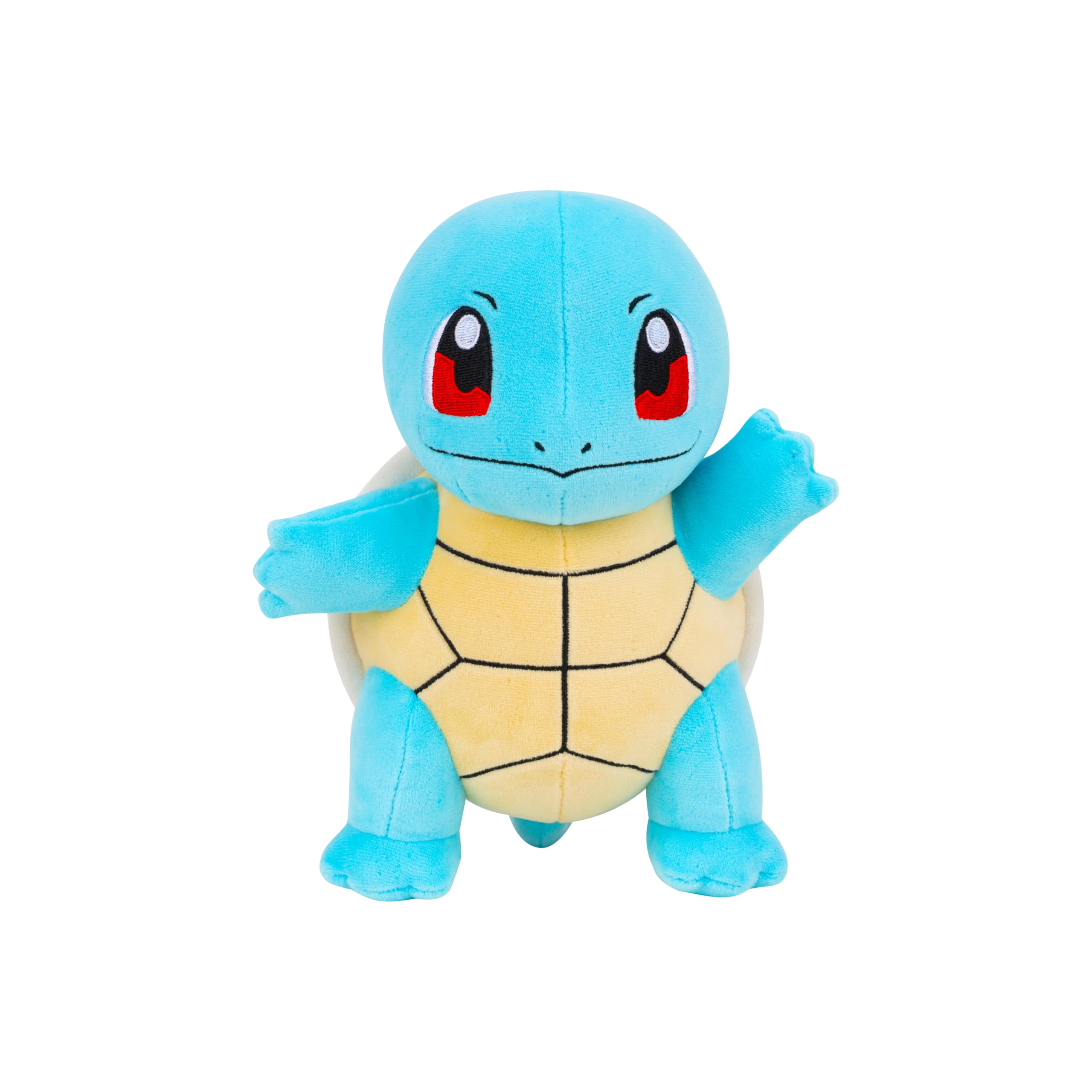 Pokémon Squirtle 8-Inch Stuffed Animal Plush | Classic Edition | Blue Polyester