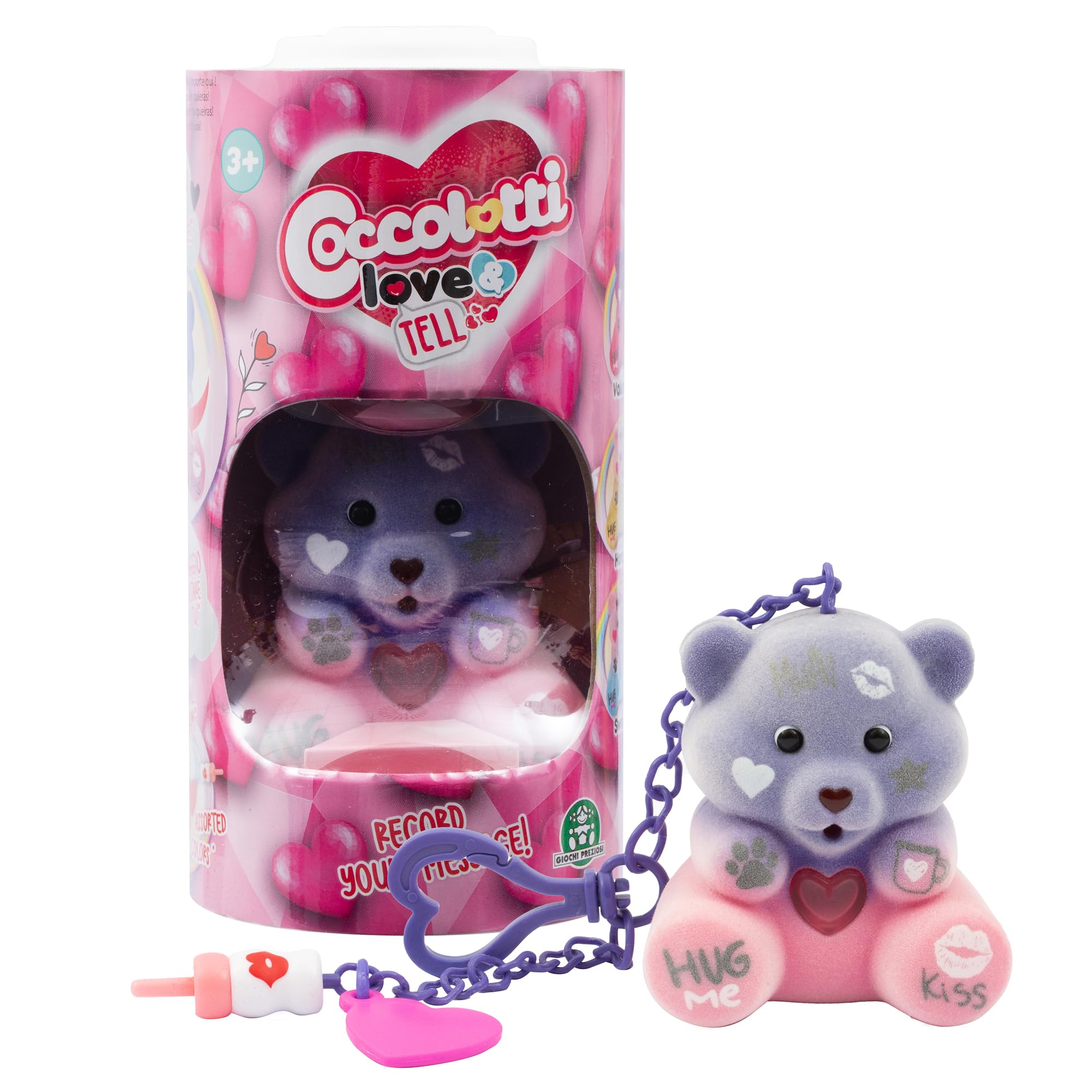 Coccolotti Love & Tell Interactive Teddy Bear - Secret Keeper | Light-Up Nose | 7 cm 1