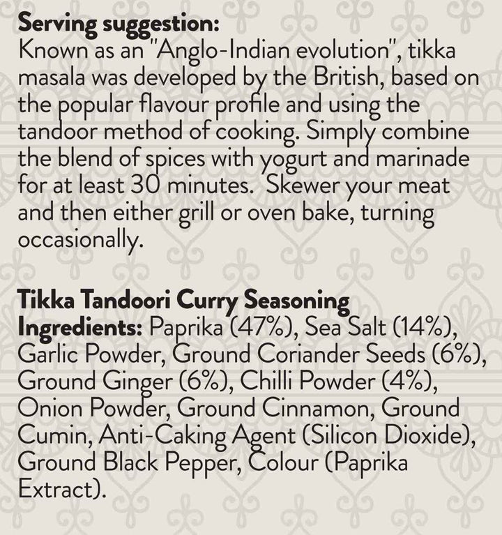 Cape Herb & Spice Curry Originals Tikka Tandoori Curry Seasoning Condiment